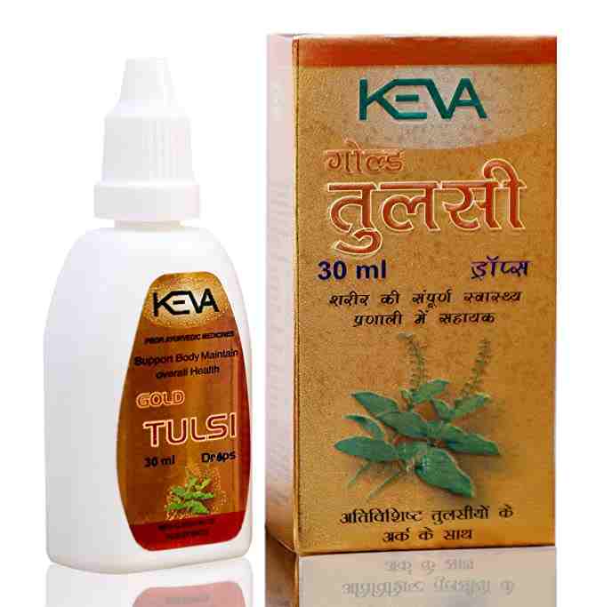 Keva Gold Tulsi Drops An Ayurvedic, Herbal & Safe Formulation A