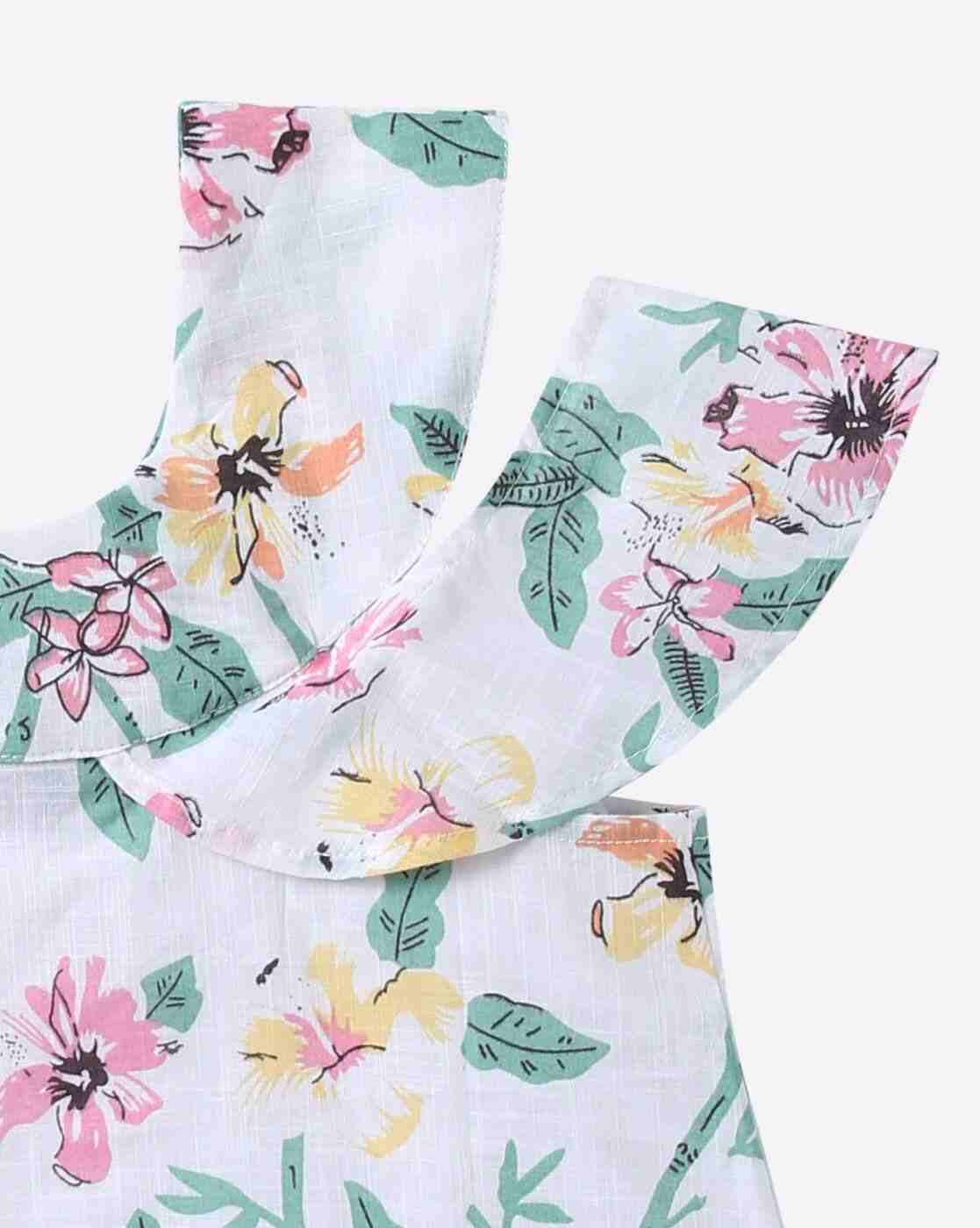 KG FRENDZ | Floral Print Cold-Shoulder Top|3