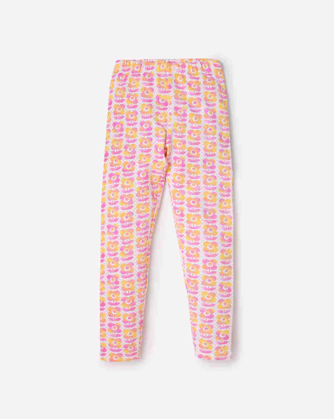 KG FRENDZ | Floral Print Leggings with Elasticated Waist|0