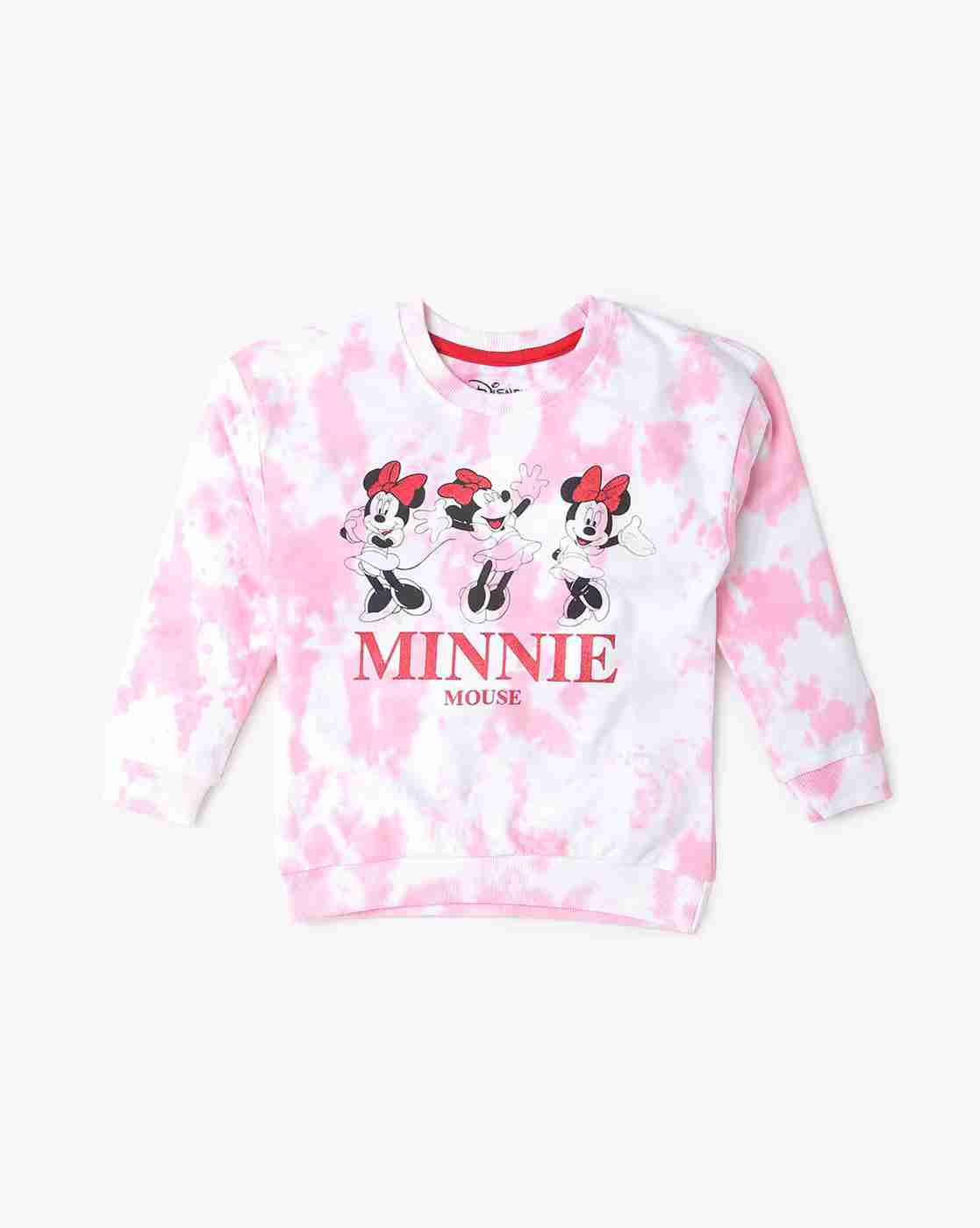 KG FRENDZ | Minnie Mouse Print Crew-Neck Sweatshirt|0