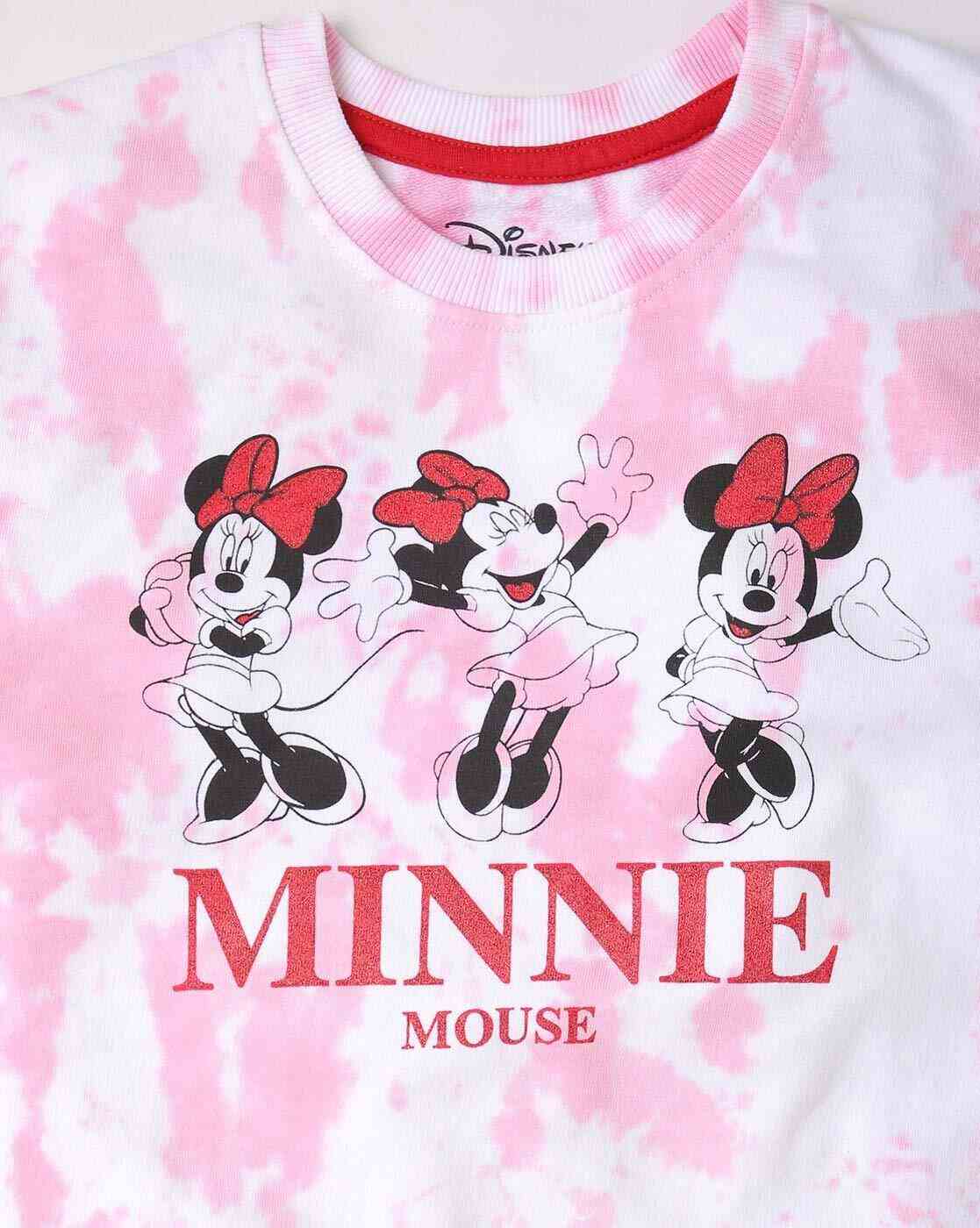 KG FRENDZ | Minnie Mouse Print Crew-Neck Sweatshirt|2