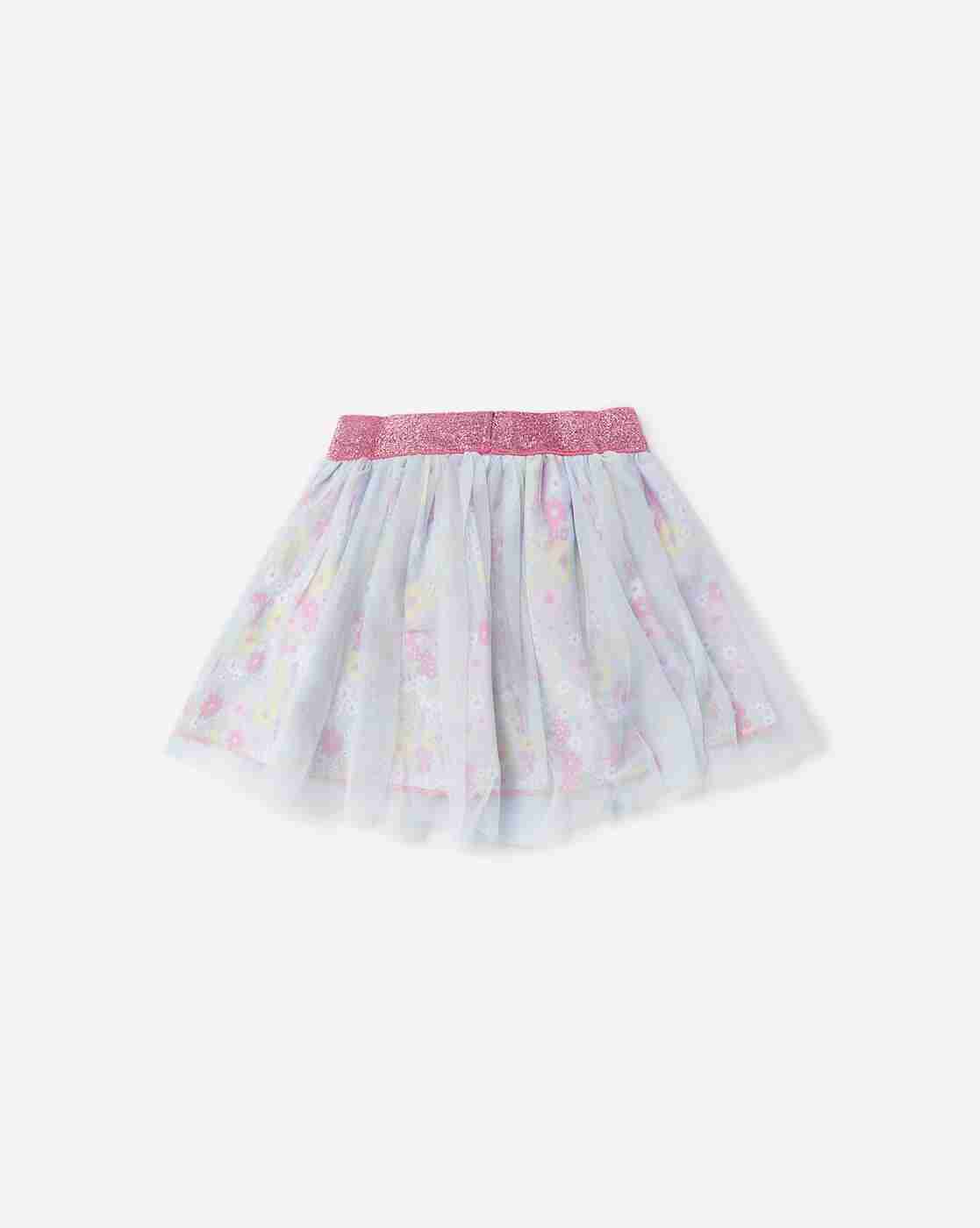 KG FRENDZ | Floral Print Flared Skirt|1