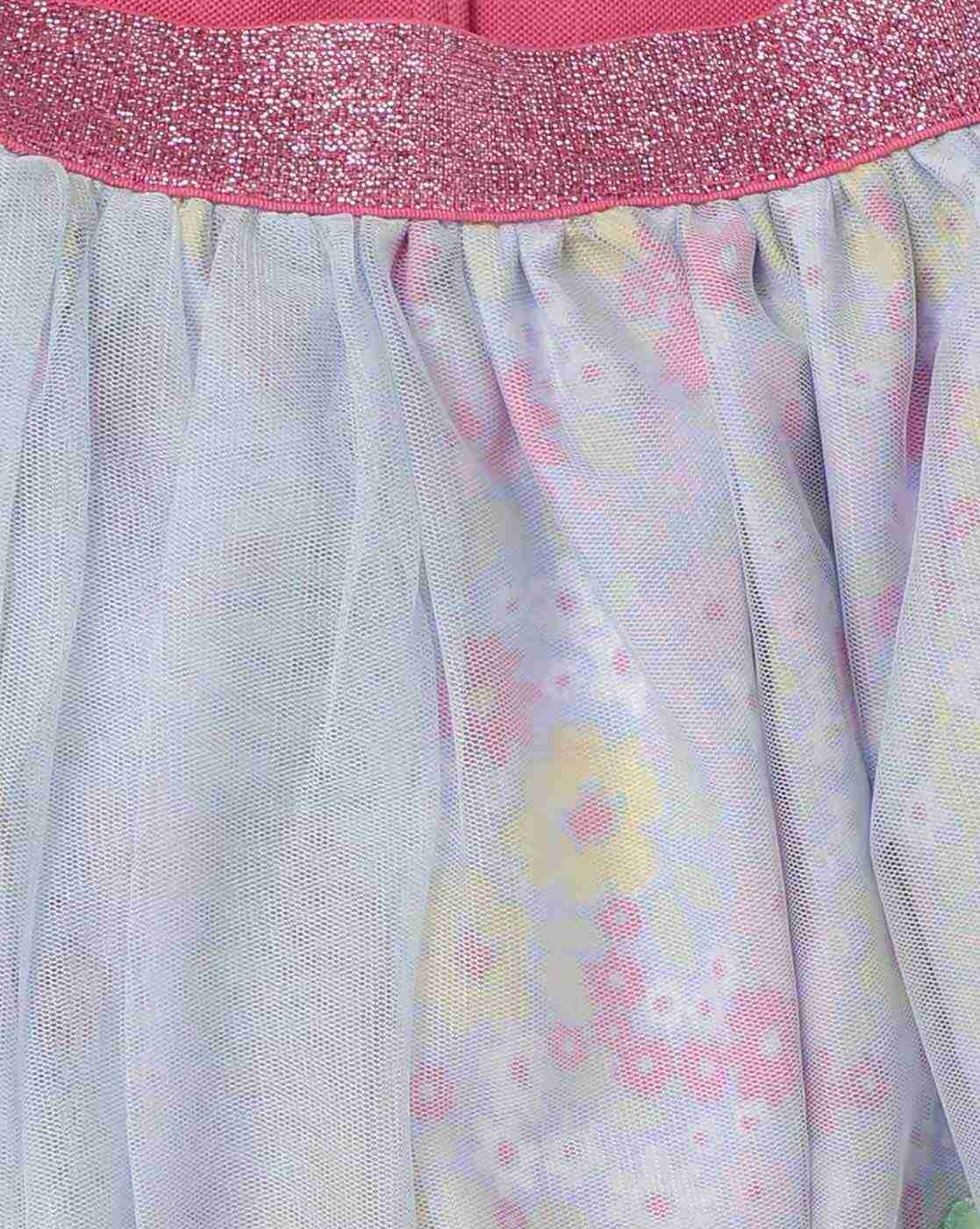 KG FRENDZ | Floral Print Flared Skirt|2