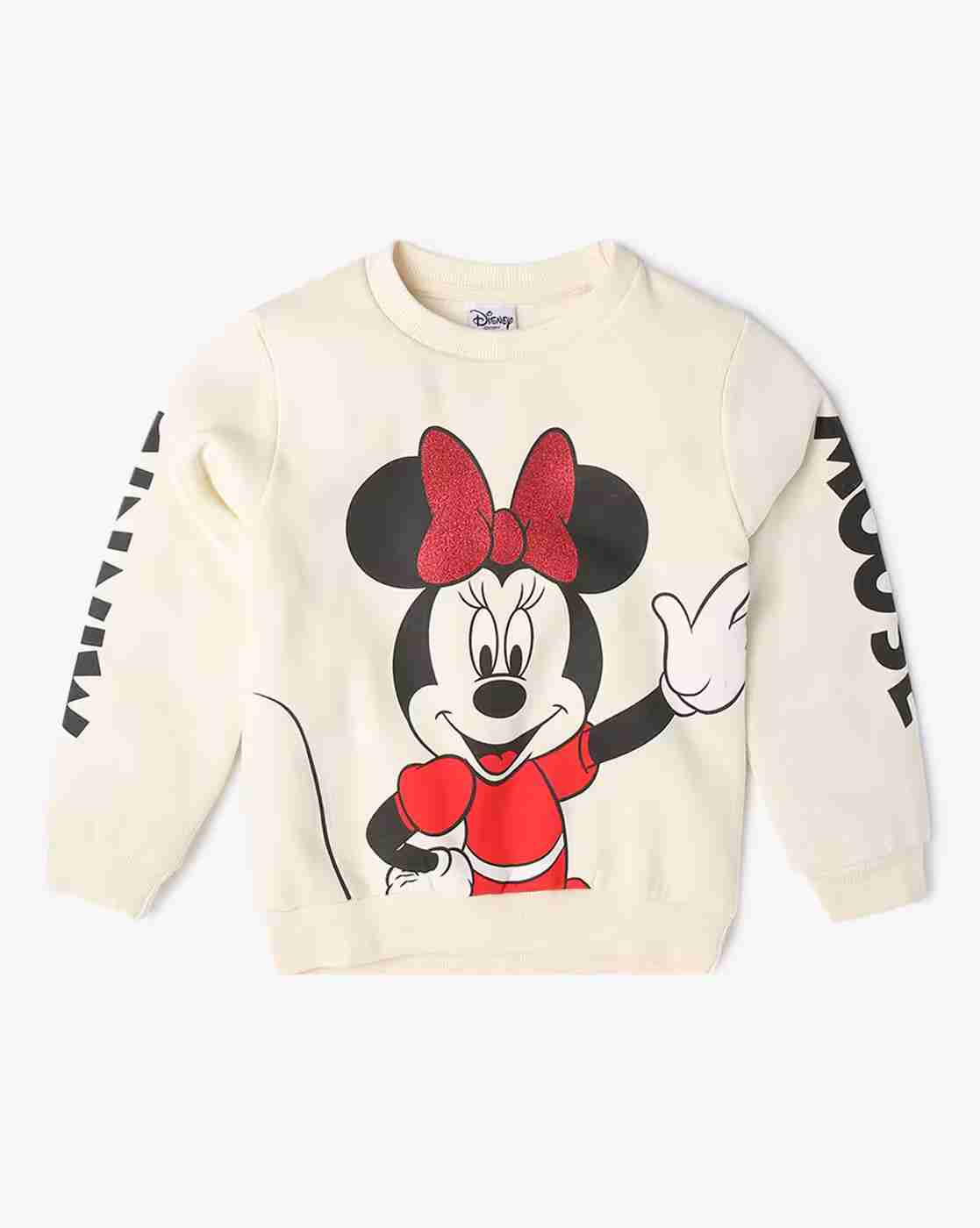 KG FRENDZ | Minnie Mouse Print Crew-Neck Sweatshirt|0