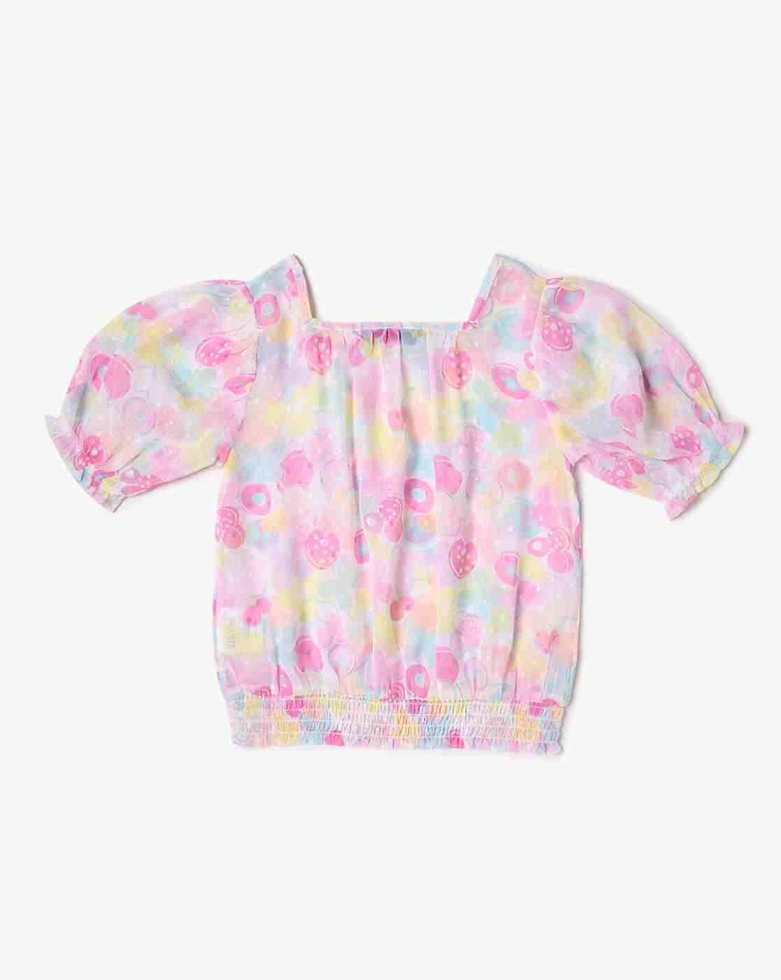 KG FRENDZ | Girls Printed Relaxed Fit Top|1
