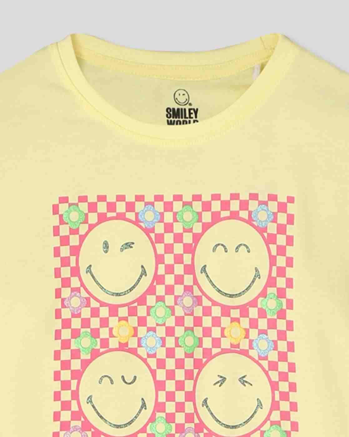 KG FRENDZ | Girls Graphic Print Relaxed Fit Crew-Neck T-Shirt|2
