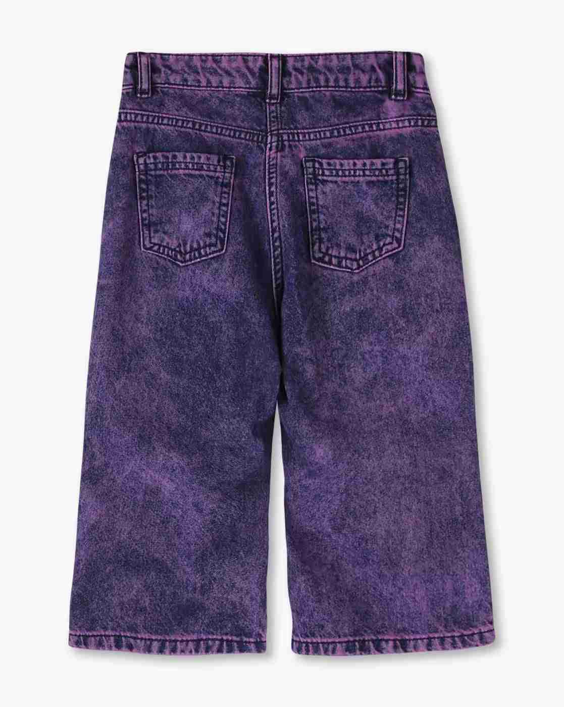 KG FRENDZ | Girls Washed Straight Fit Jeans|1