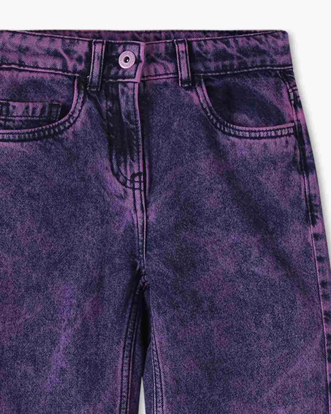 KG FRENDZ | Girls Washed Straight Fit Jeans|2
