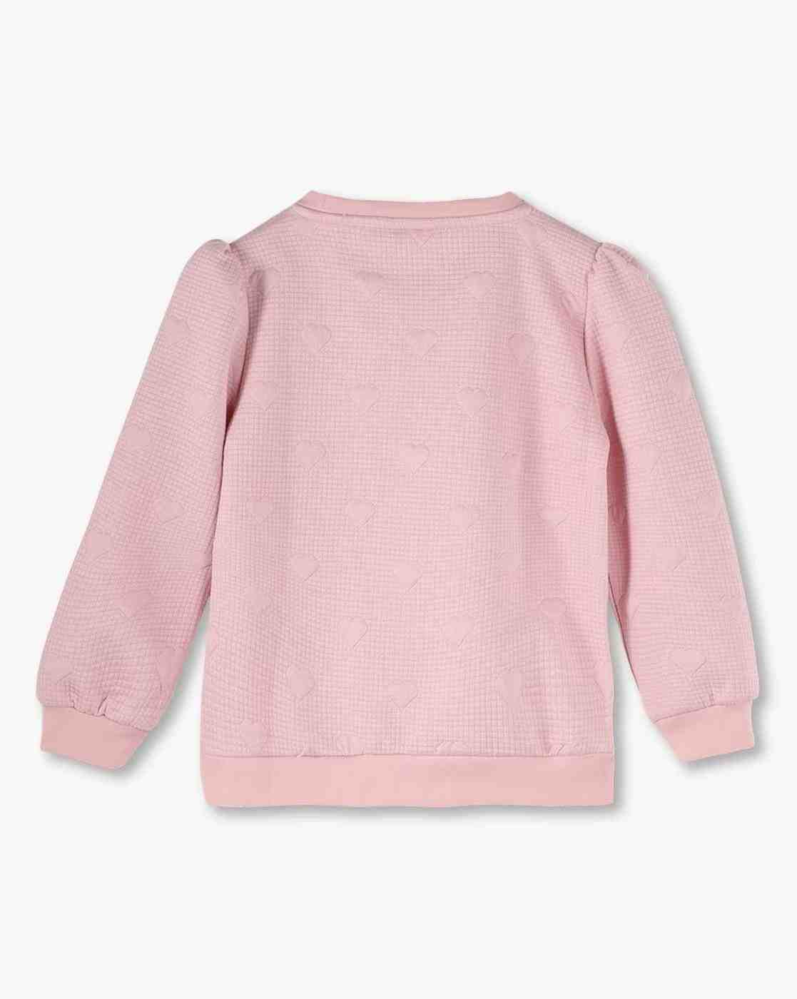 KG FRENDZ | Girls Checked Regular Fit Sweatshirt|1