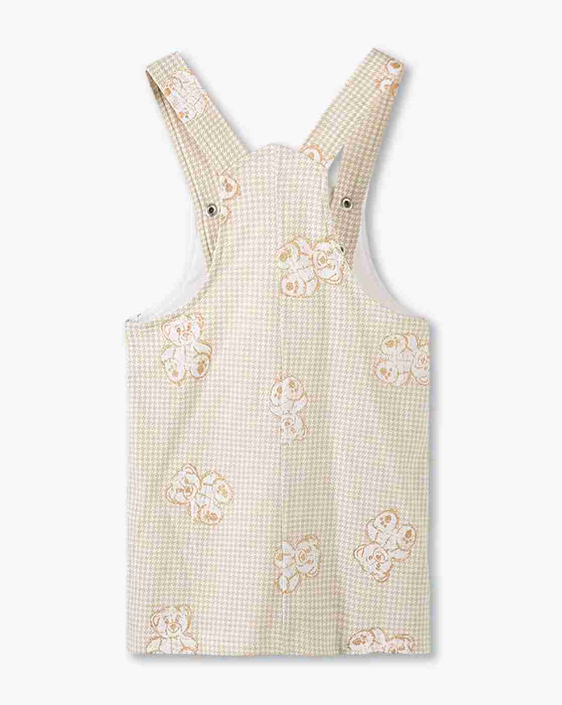 KG FRENDZ | Girls All-Over Print Dungaree with T-Shirt|4