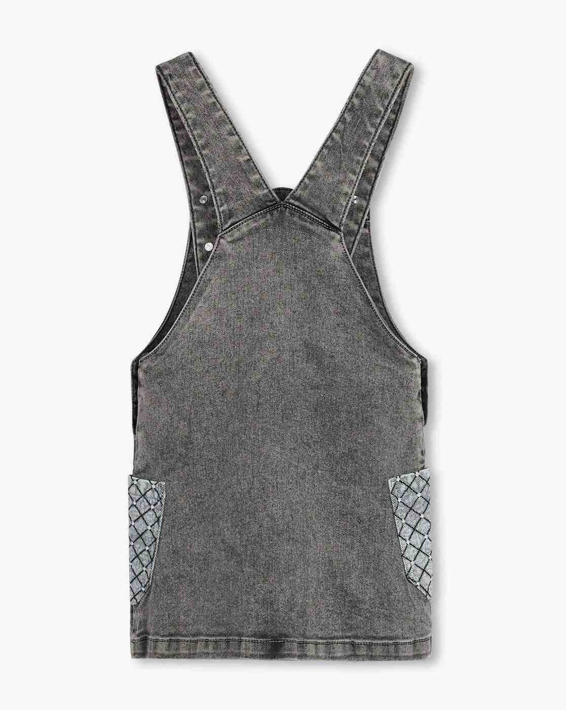 KG FRENDZ | Girls Denim Dungaree with Top|4