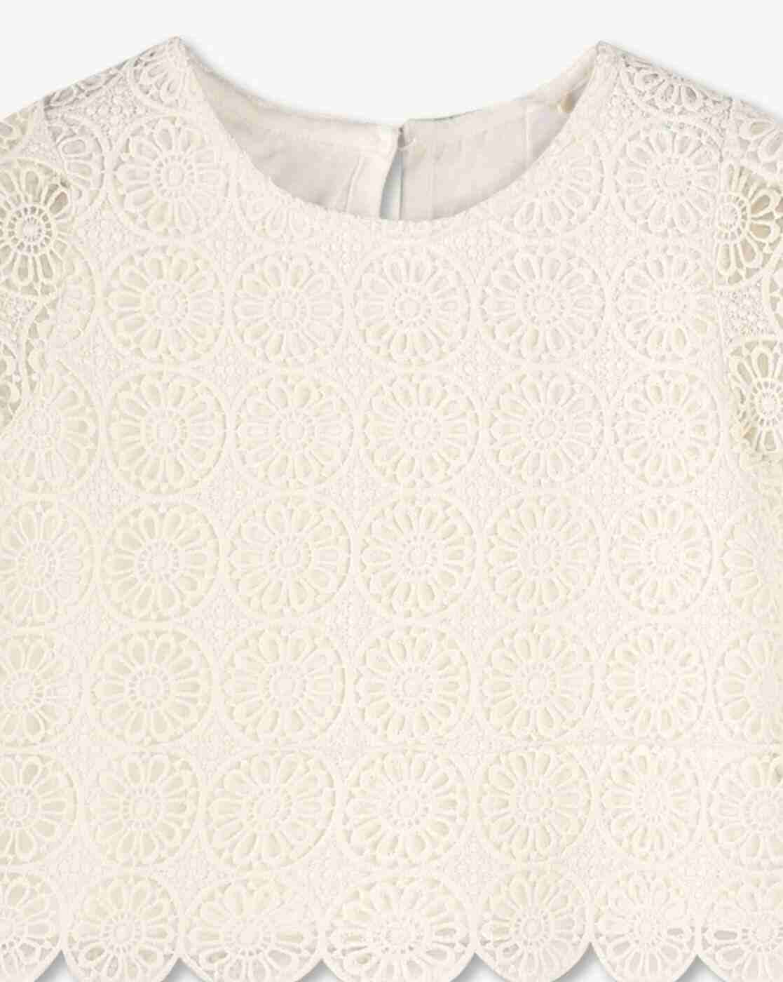 KG FRENDZ | Girls Lace Slim Fit Top with Shorts|6