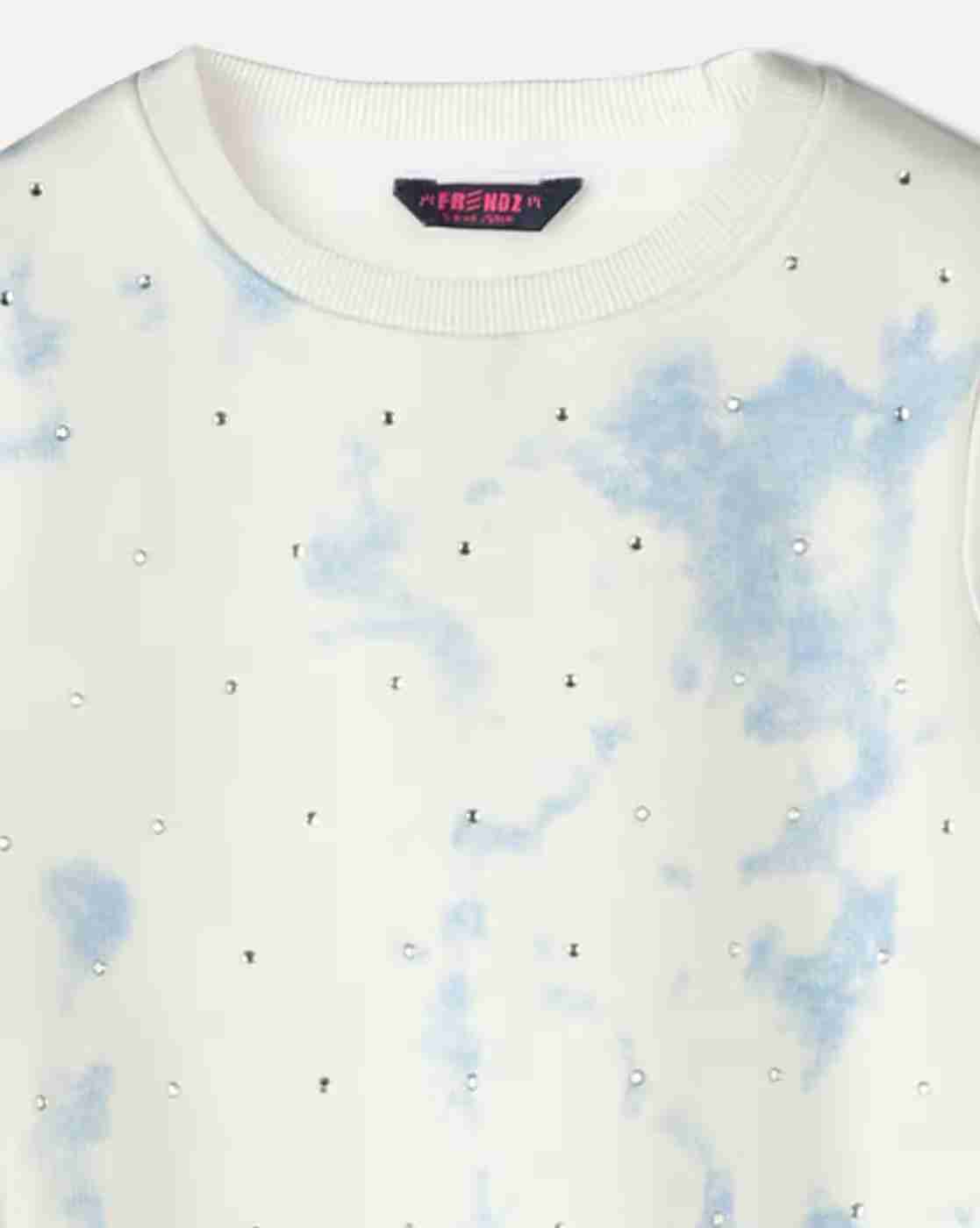 KG FRENDZ | Girls Tie & Dye Regular Fit Crew-Neck Sweatshirt|2
