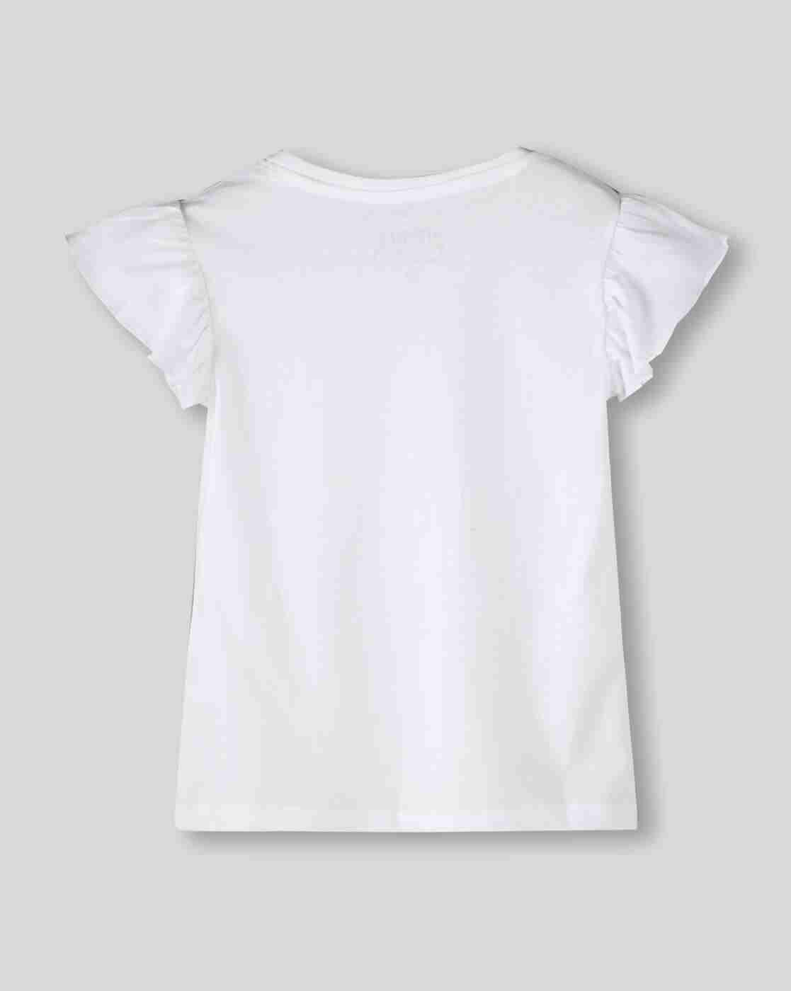KG FRENDZ | Girls Printed Regular Fit Round-Neck T-Shirt|1