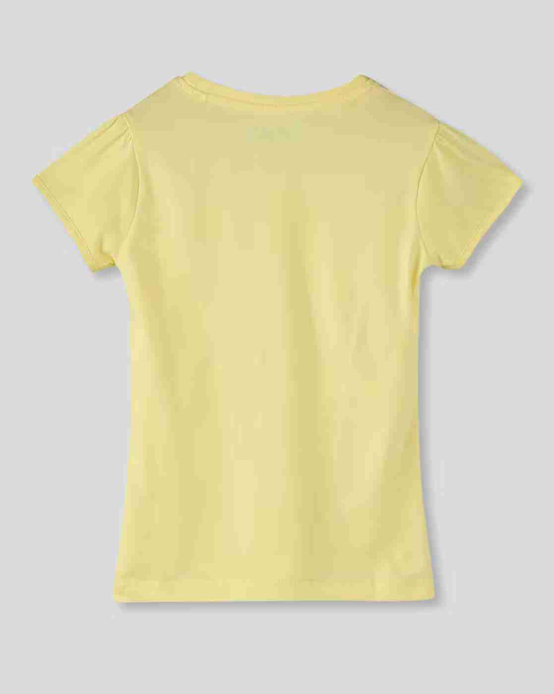 KG FRENDZ | Girls Graphic Print Round-Neck T-Shirt|1
