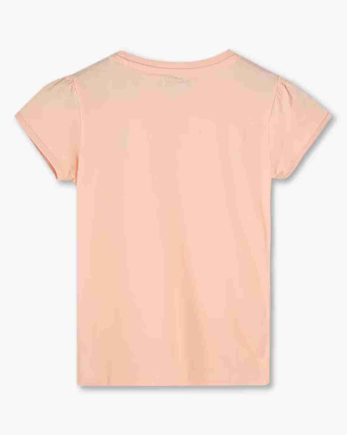 KG FRENDZ | Girls Graphic Print Regular Fit Round-Neck T-Shirt|1