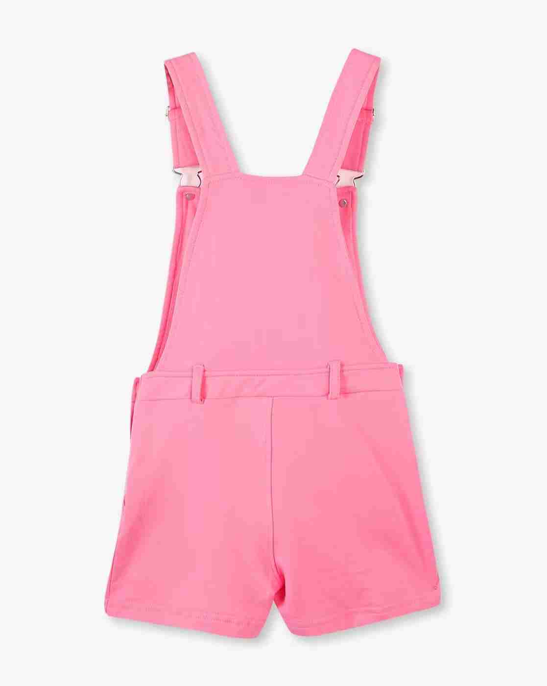 KG FRENDZ | Girls Embroidered Dungaree & T-Shirt Set|4