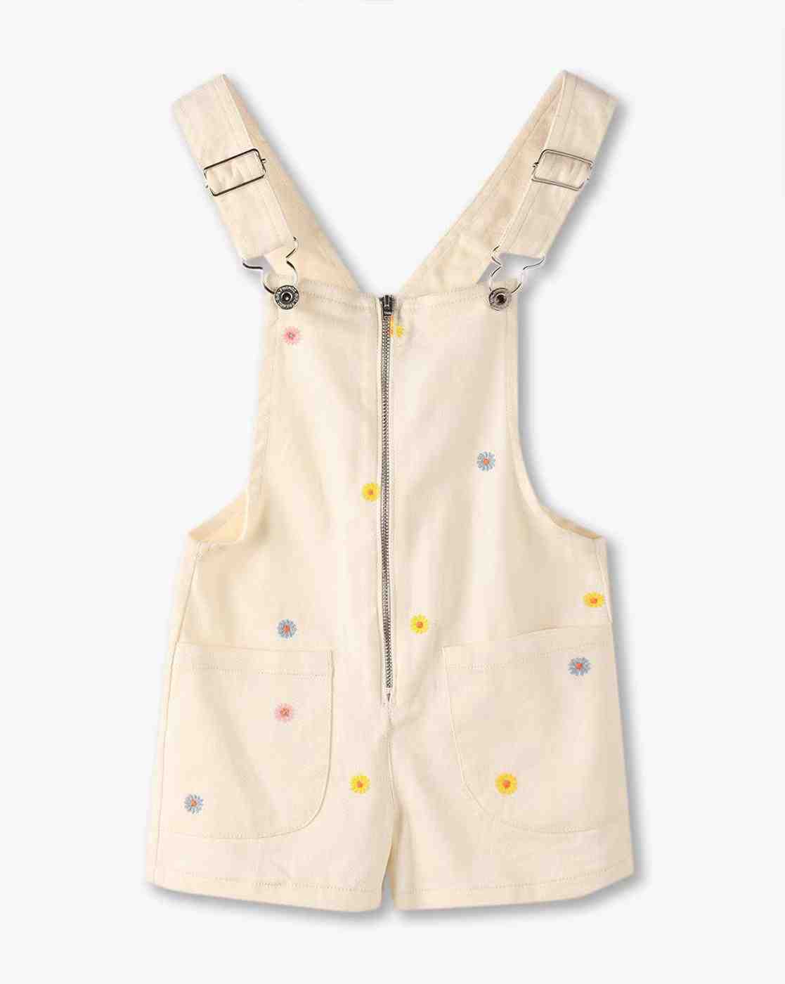 KG FRENDZ | Girls Embroidered Dungaree with Top|3