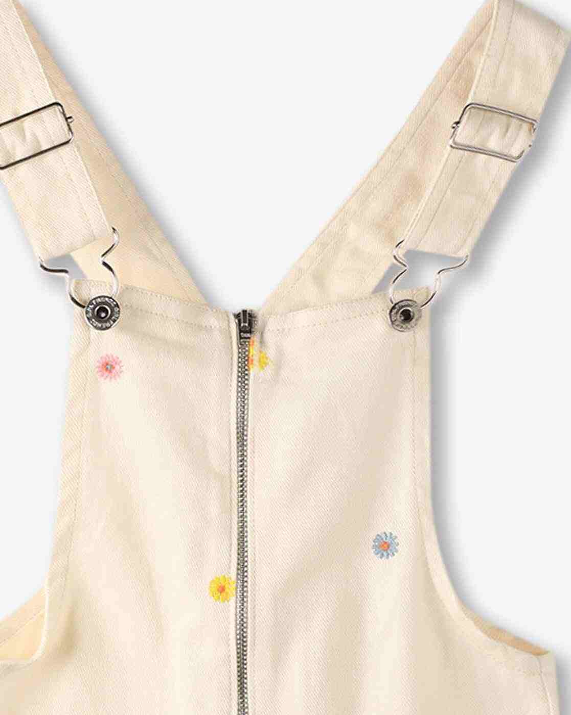 KG FRENDZ | Girls Embroidered Dungaree with Top|5