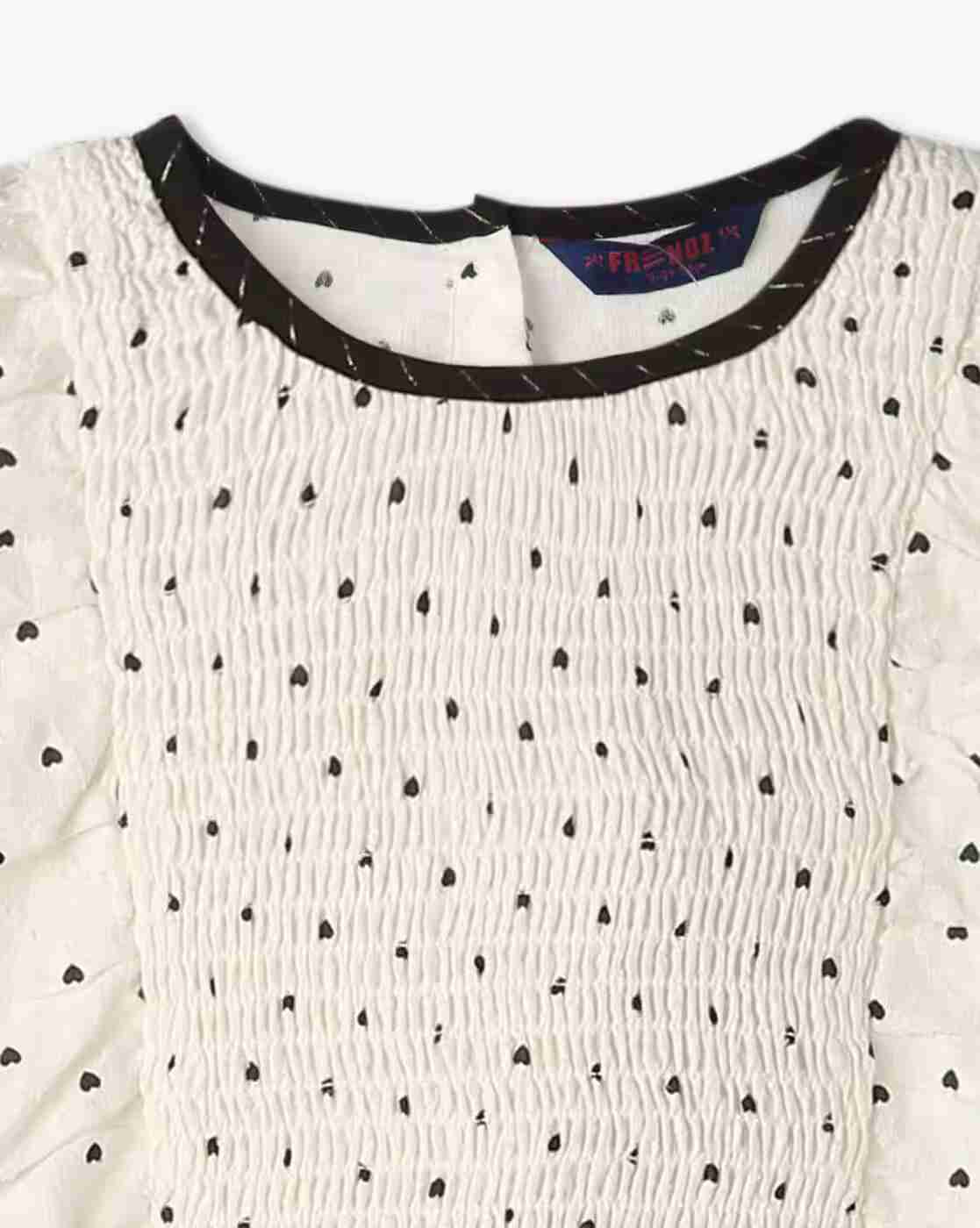 KG FRENDZ | Girls Heart Print Relaxed Fit Top|2