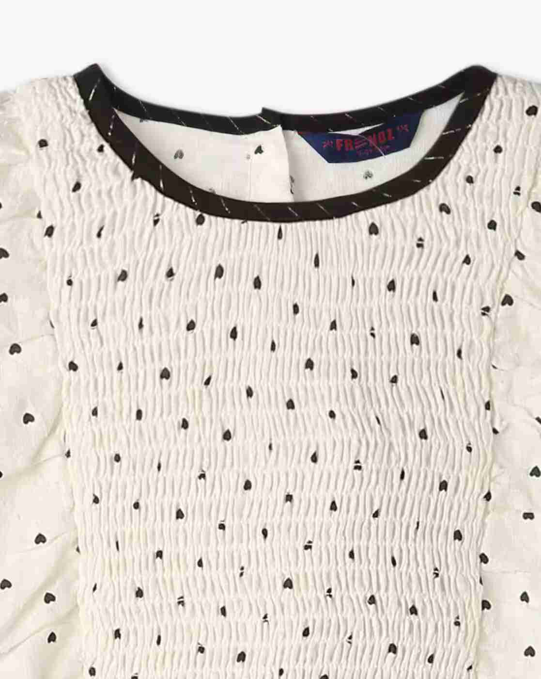 KG FRENDZ | Girls Heart Print Relaxed Fit Top|2