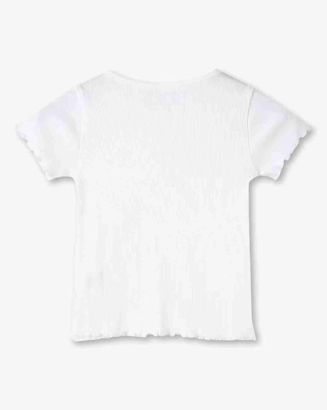 KG FRENDZ | Girls Front Panneled Regular Fit Dungaree with T-Shirt Set|2