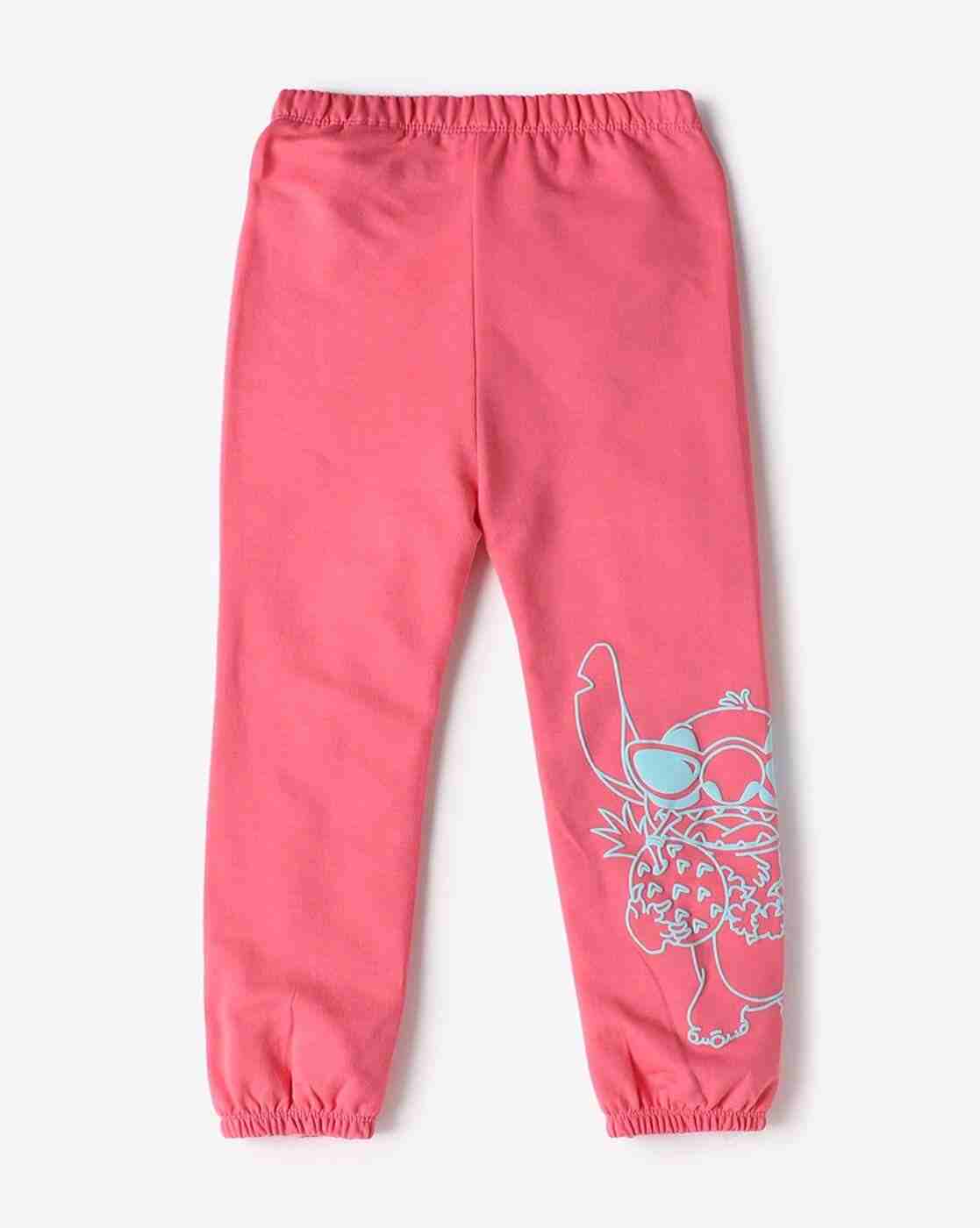 KG FRENDZ | Girls Graphic Print Joggers with Elasticated Waist|1