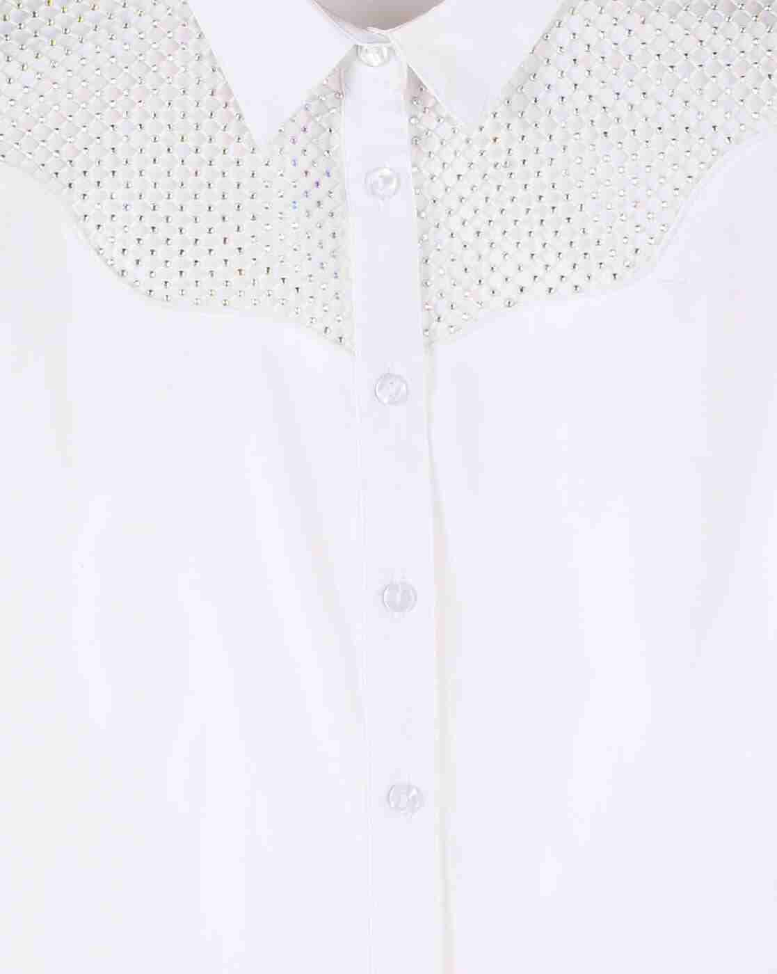 KG FRENDZ | Girls Embellished Regular Fit Shirt|2
