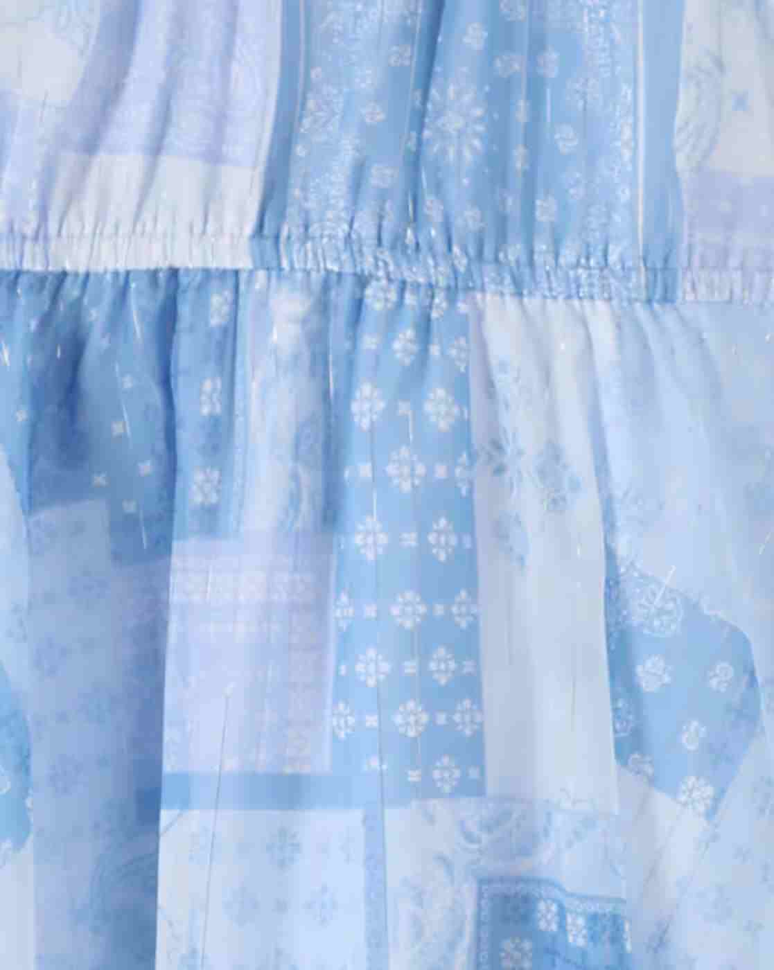 KG FRENDZ | Girls Floral Print Handkerchief Dress|2