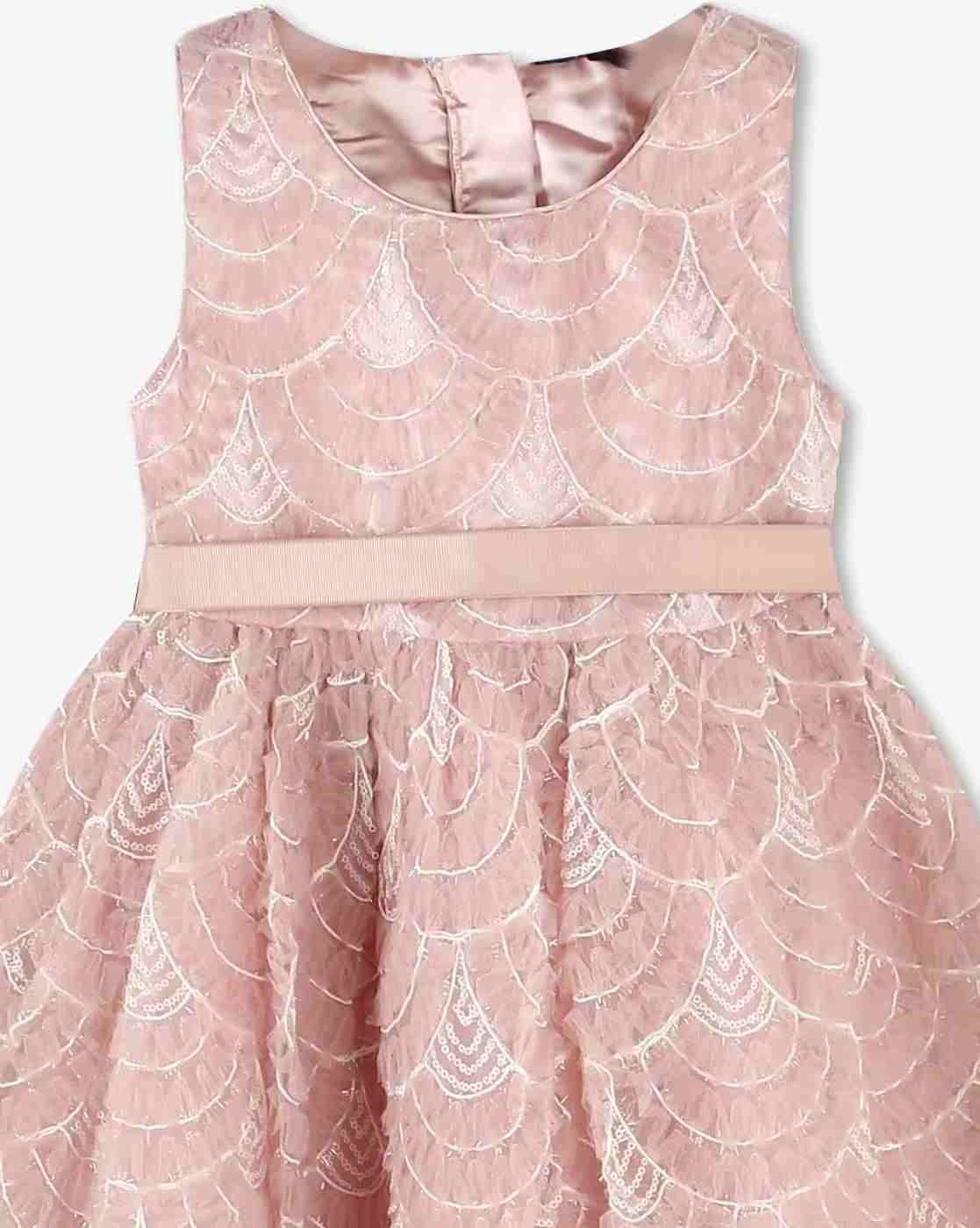 KG FRENDZ | Girls Lace Tulle Fit & Flare Dress|2