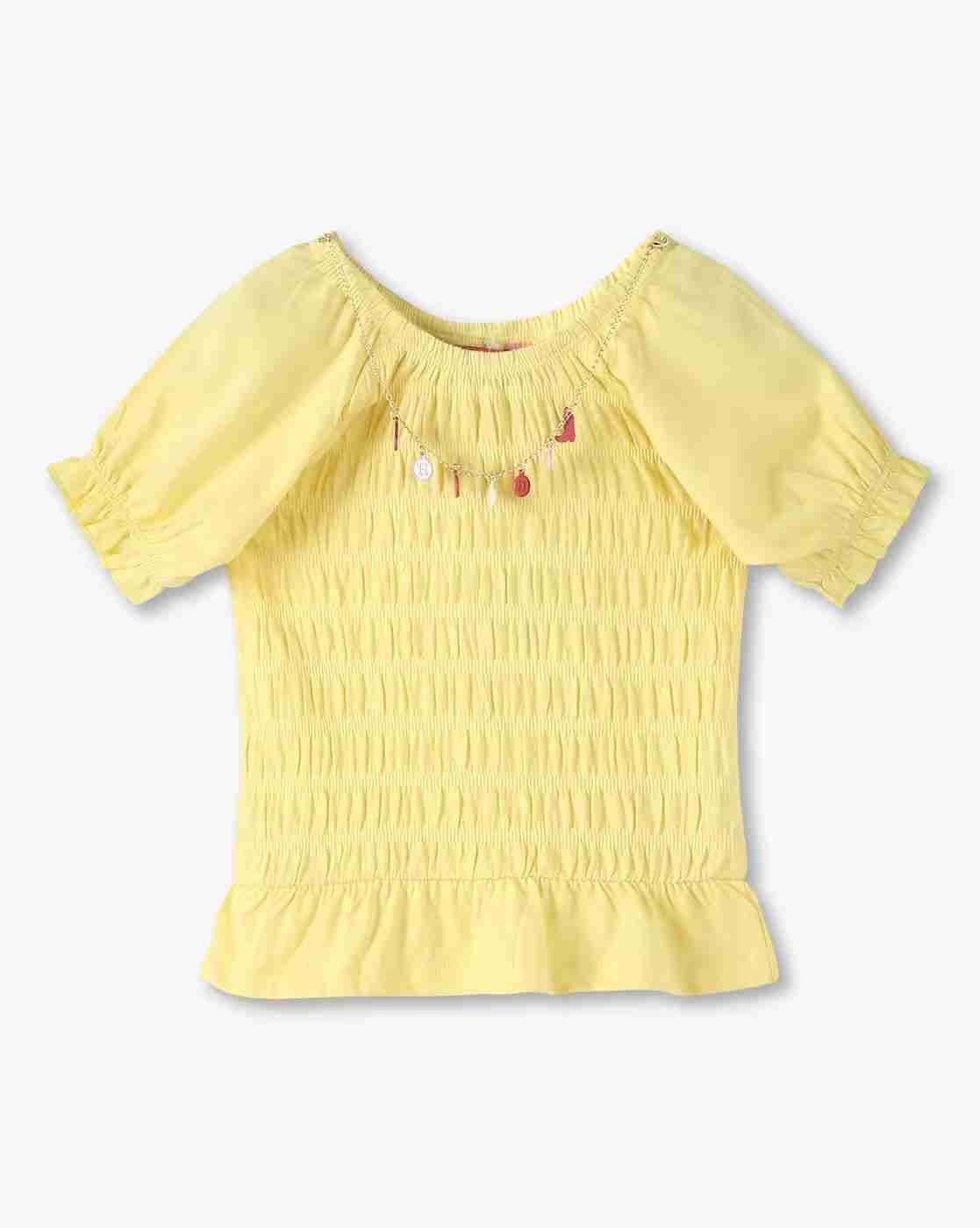 KG FRENDZ | Girls Smocked Top & Pyjamas Set|1