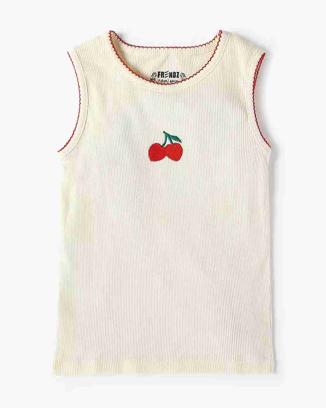 Girls Ribbed Relaxed Fit Tank Top