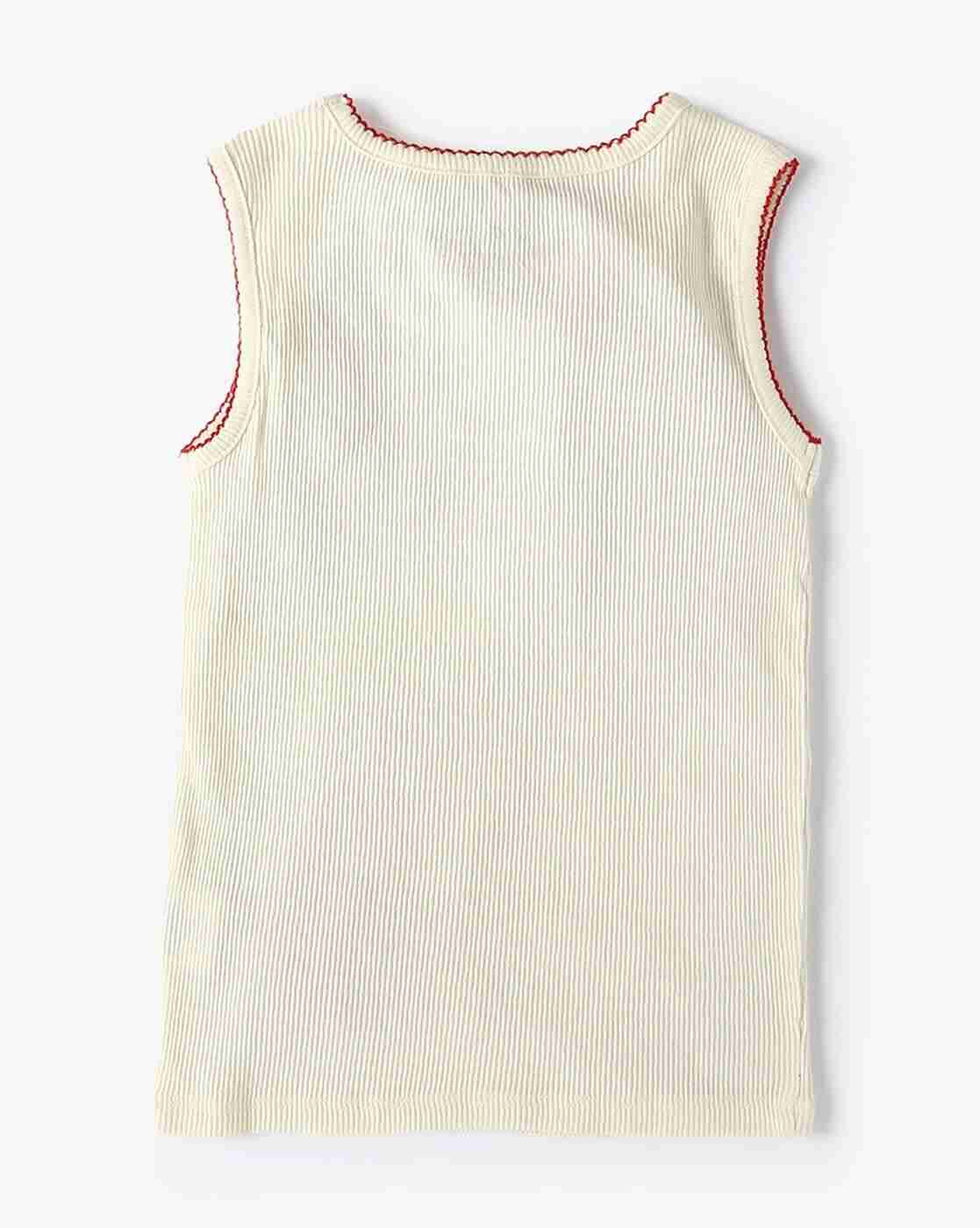 KG FRENDZ | Girls Ribbed Relaxed Fit Tank Top