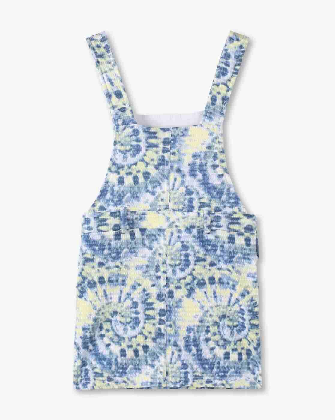 KG FRENDZ | Girls Tie & Dye Knit Dungaree with T-Shirt|4