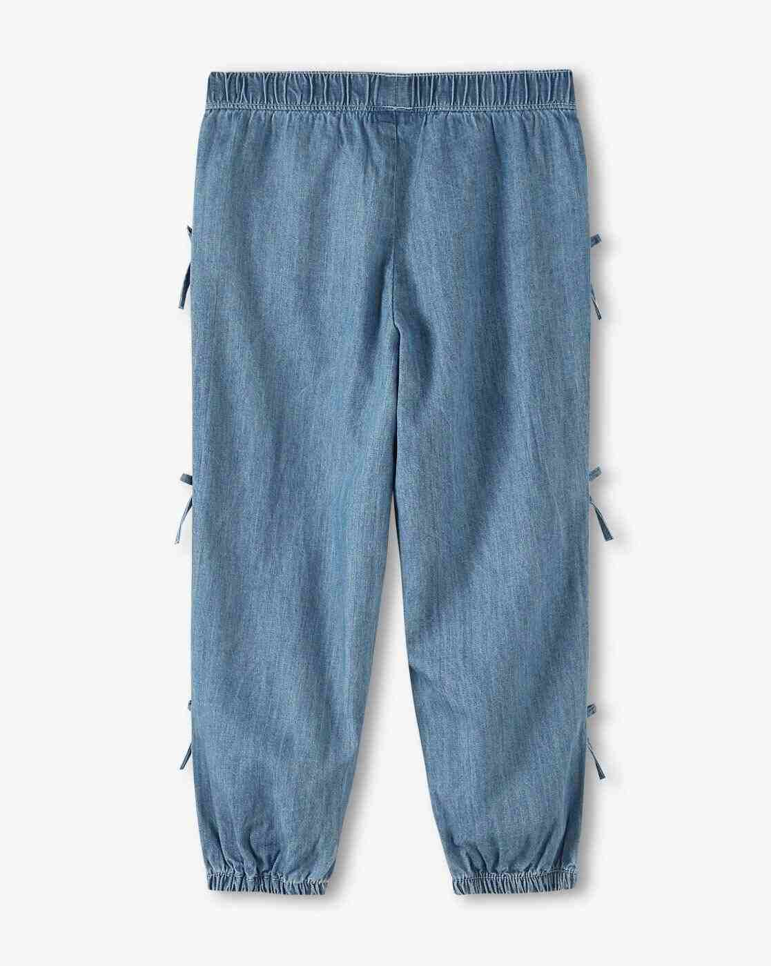 KG FRENDZ | Girls Lightly Washed Jogger Jeans|1