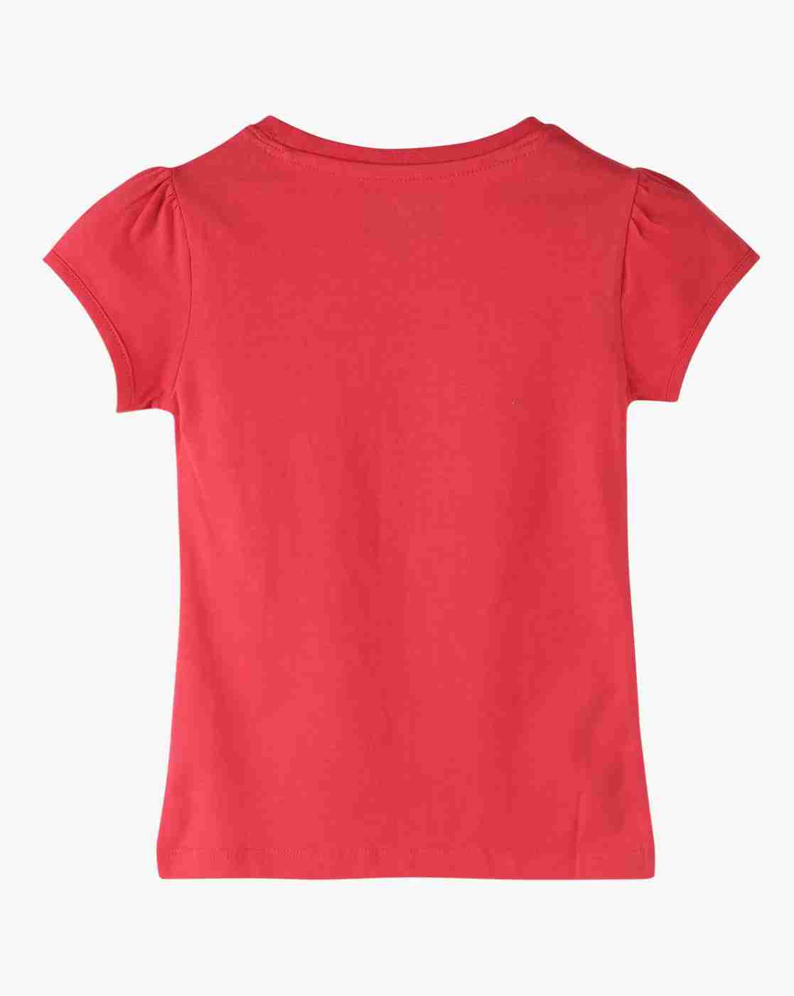 KG FRENDZ | Girls Star Print Relaxed Fit Round-Neck T-Shirt|1