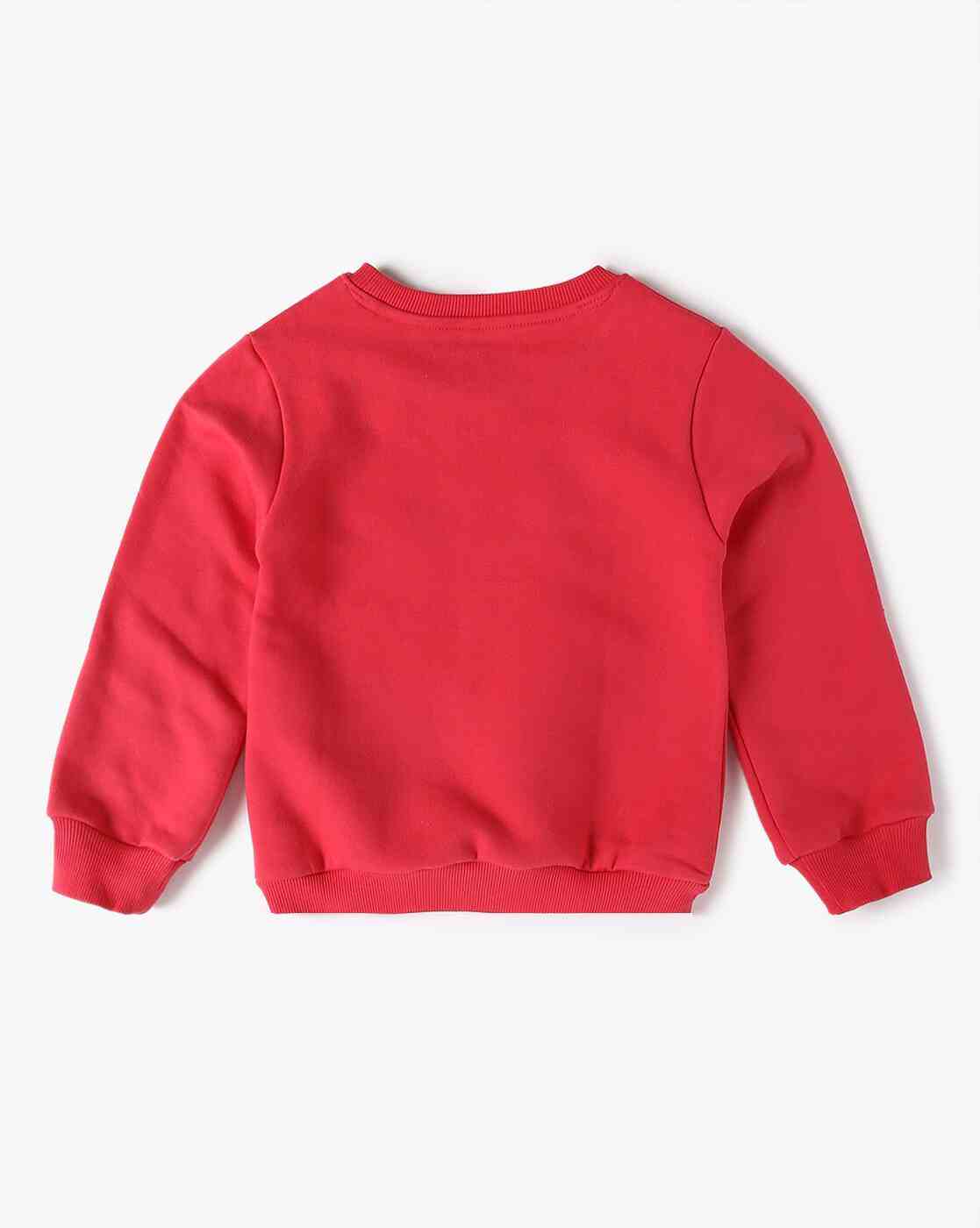 KG FRENDZ | Girls Heart Embellished Regular Fit Sweatshirt|1