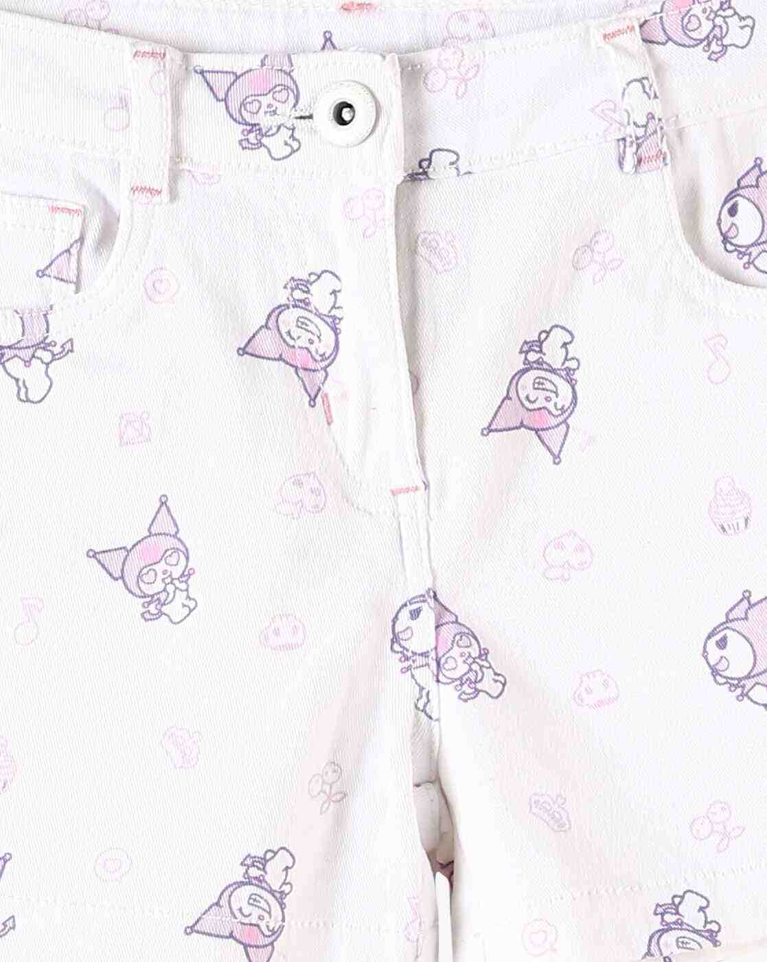 KG FRENDZ | Girls Printed Reguar Fit Shorts|2