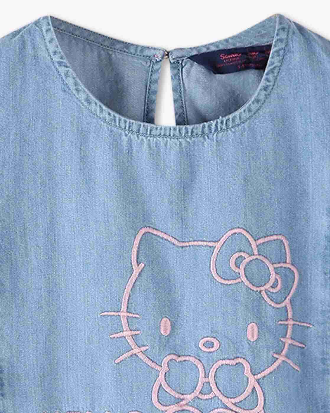 KG FRENDZ | Girls Embroidered Relaxed Fit Top|2