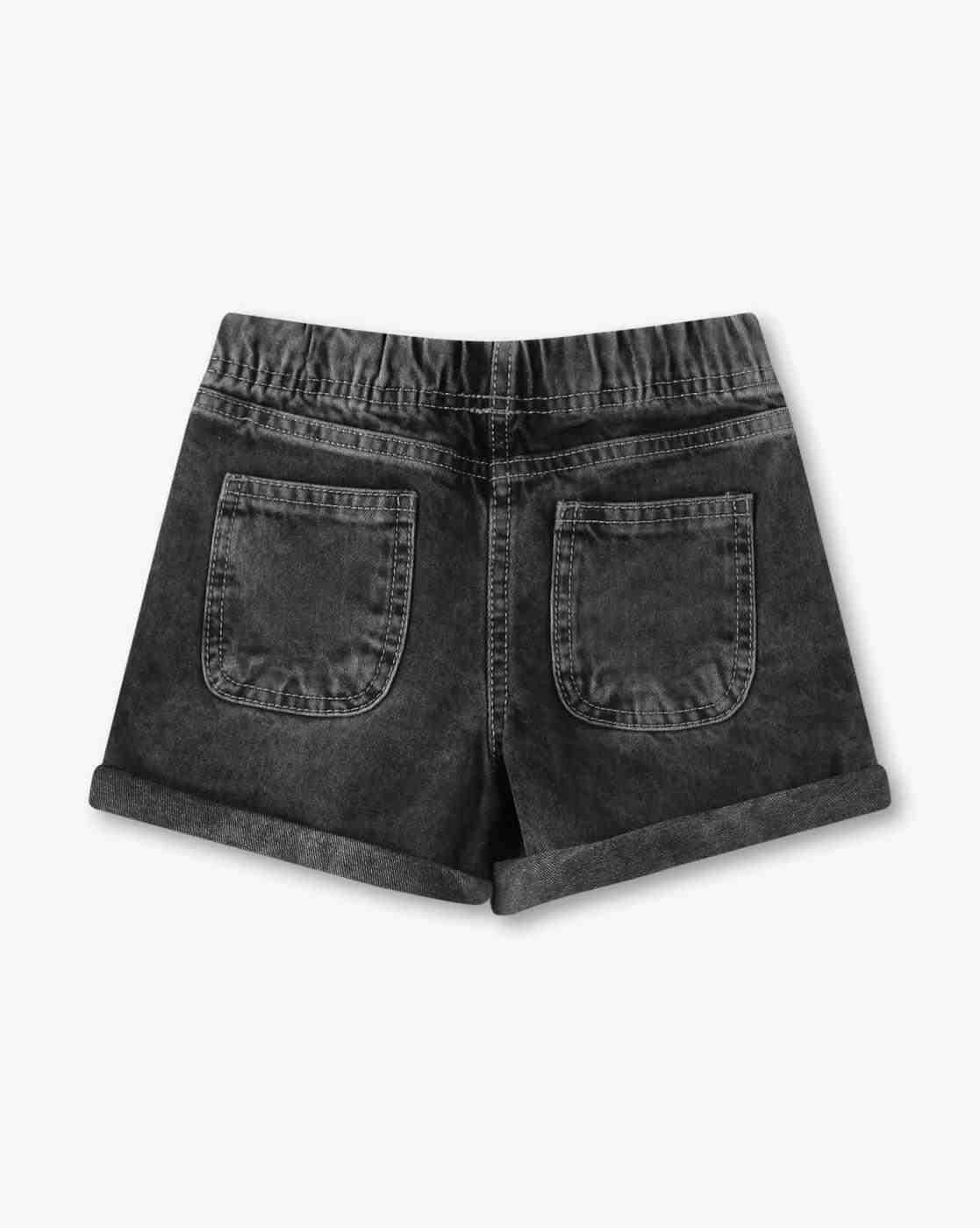 KG FRENDZ | Girls Embroidered Regular Fit Cotton Shorts