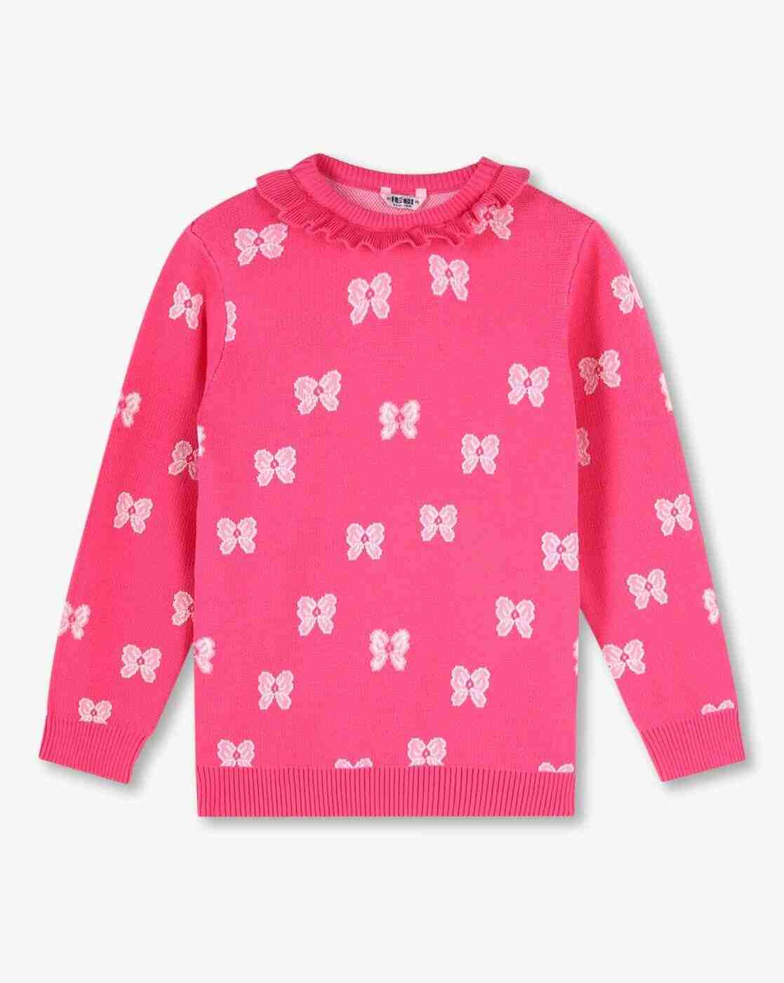 KG FRENDZ | Girls Printed Round-Neck Sweatshirt|0