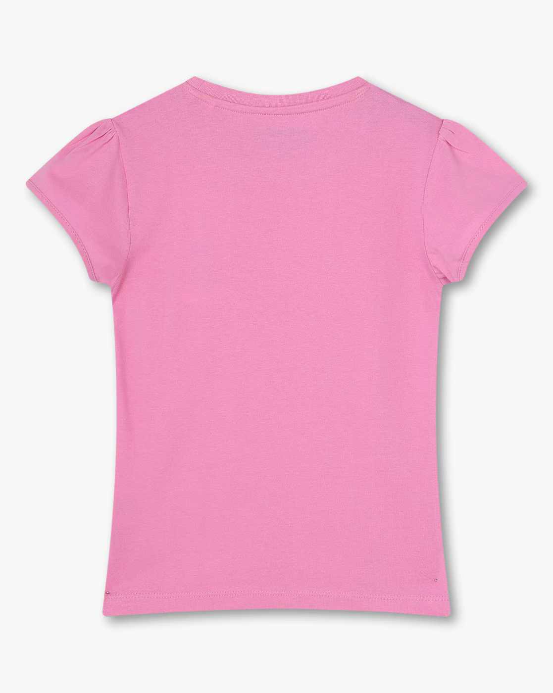 KG FRENDZ | Girls Typographic Print Regular Fit Round-Neck T-Shirt|1