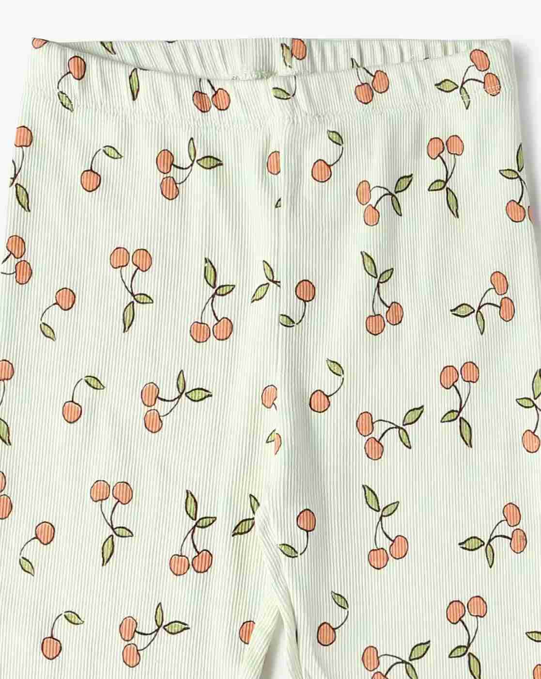 KG FRENDZ | Orange aop rib legging, mint, 2-3y|2