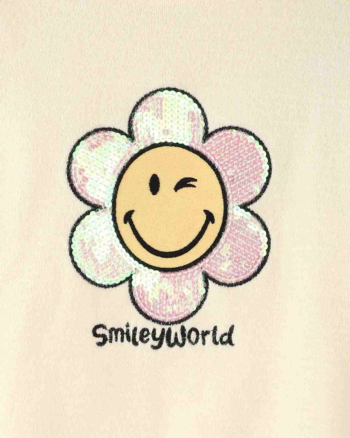 KG FRENDZ | Girls Embroidered Round-Neck Sweater|2