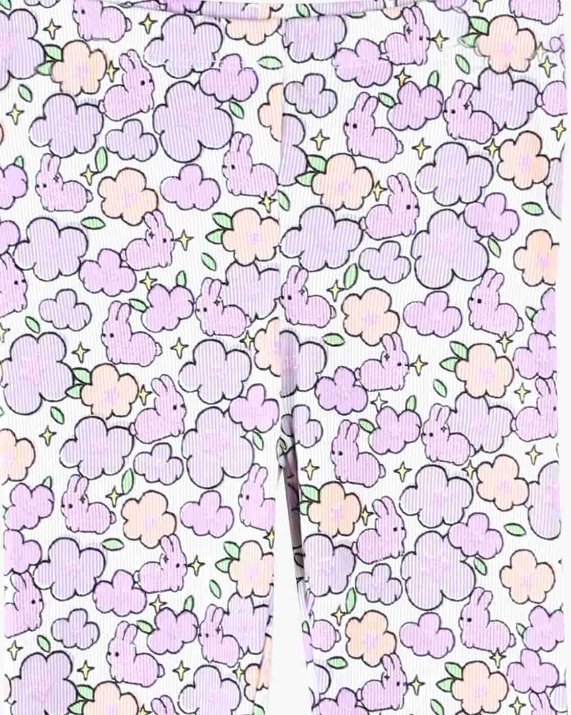 KG FRENDZ | Girls Printed Mid-Rise Leggings|2