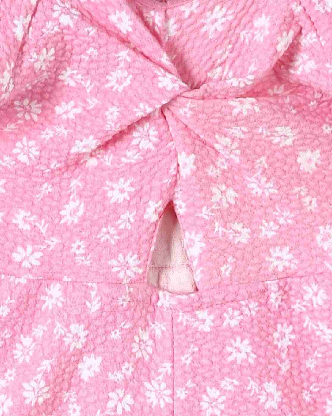 KG FRENDZ | Peekaboo detail romper, pink, 5-6y|2