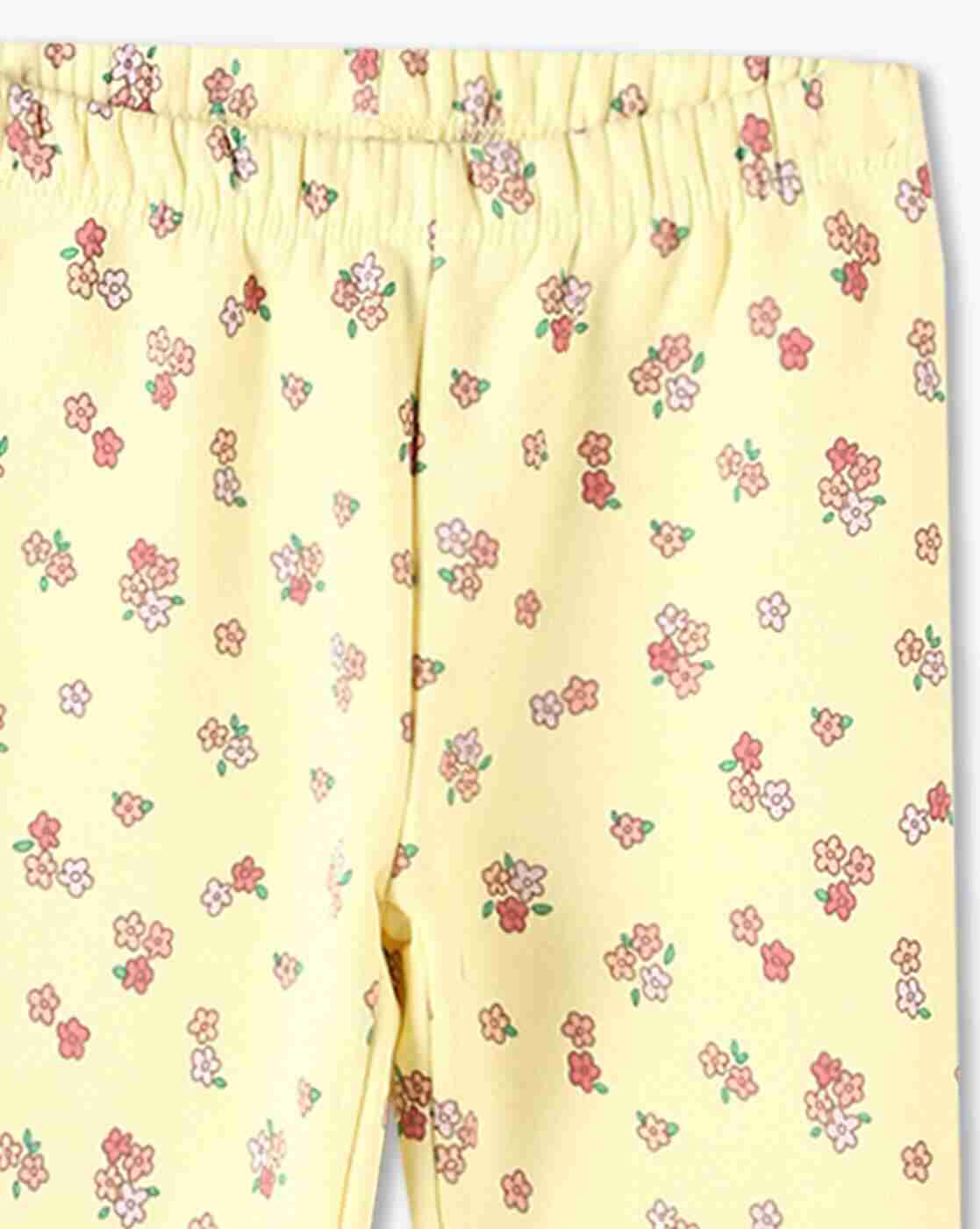 KG FRENDZ | Girls All-Over Daisy Print Joggers with Elasticated Waist|2