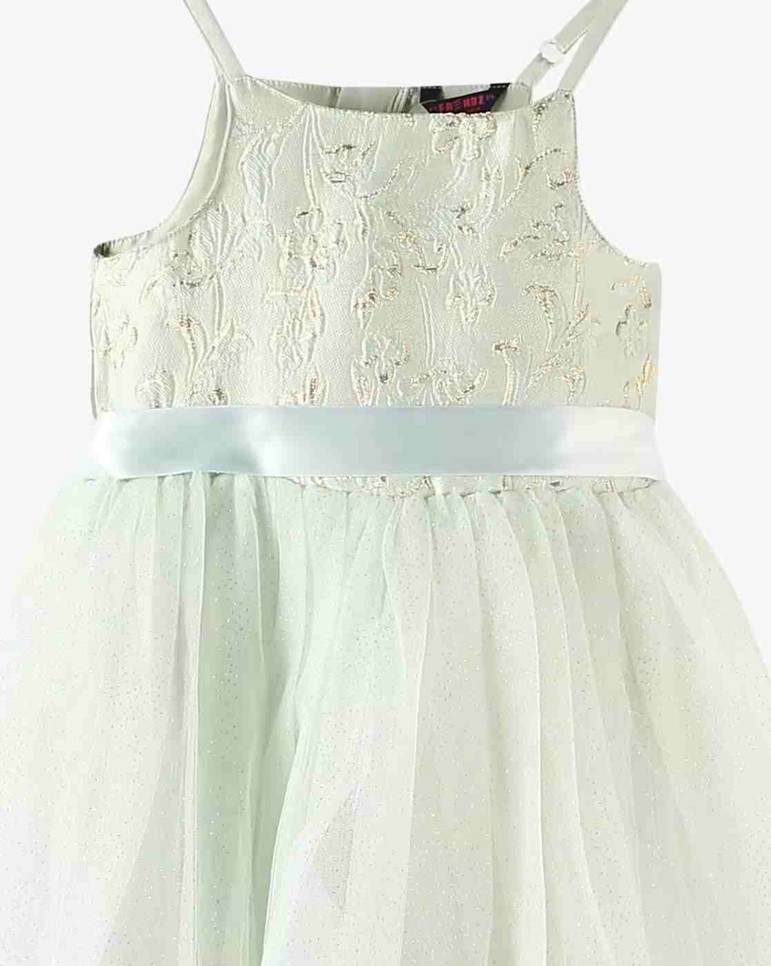 KG FRENDZ | Girls Embellished Fit & Flare Dress|2