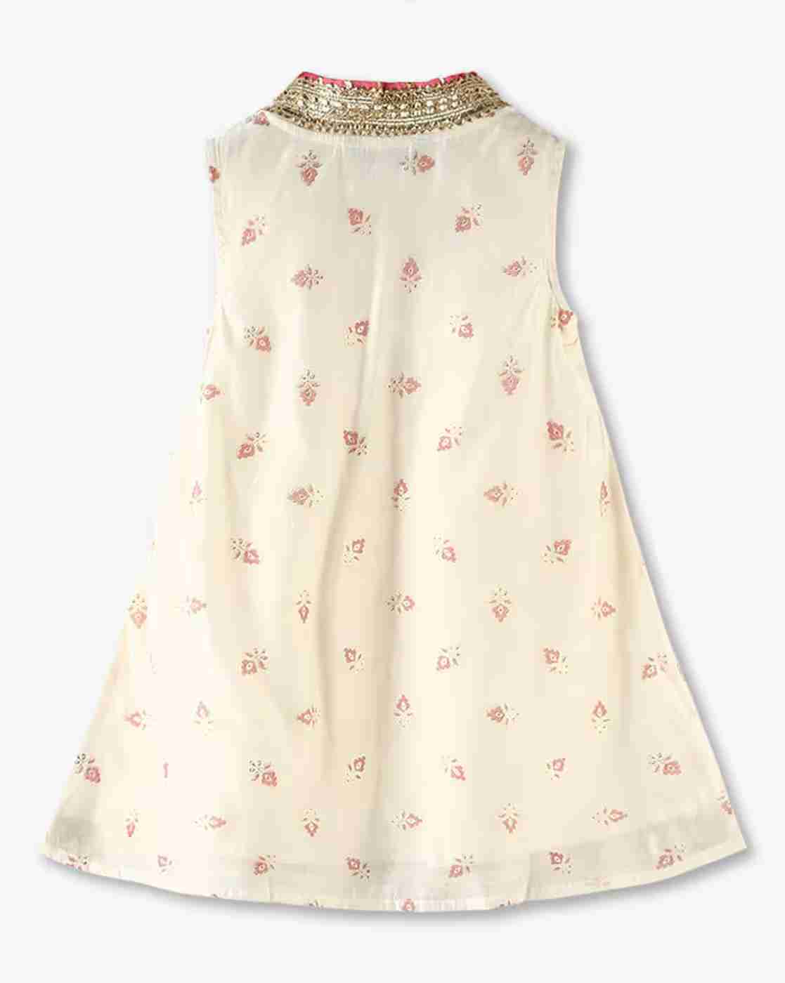 KG FRENDZ | Girls Printed A-Line Kurta & Pants with Dupatta|2