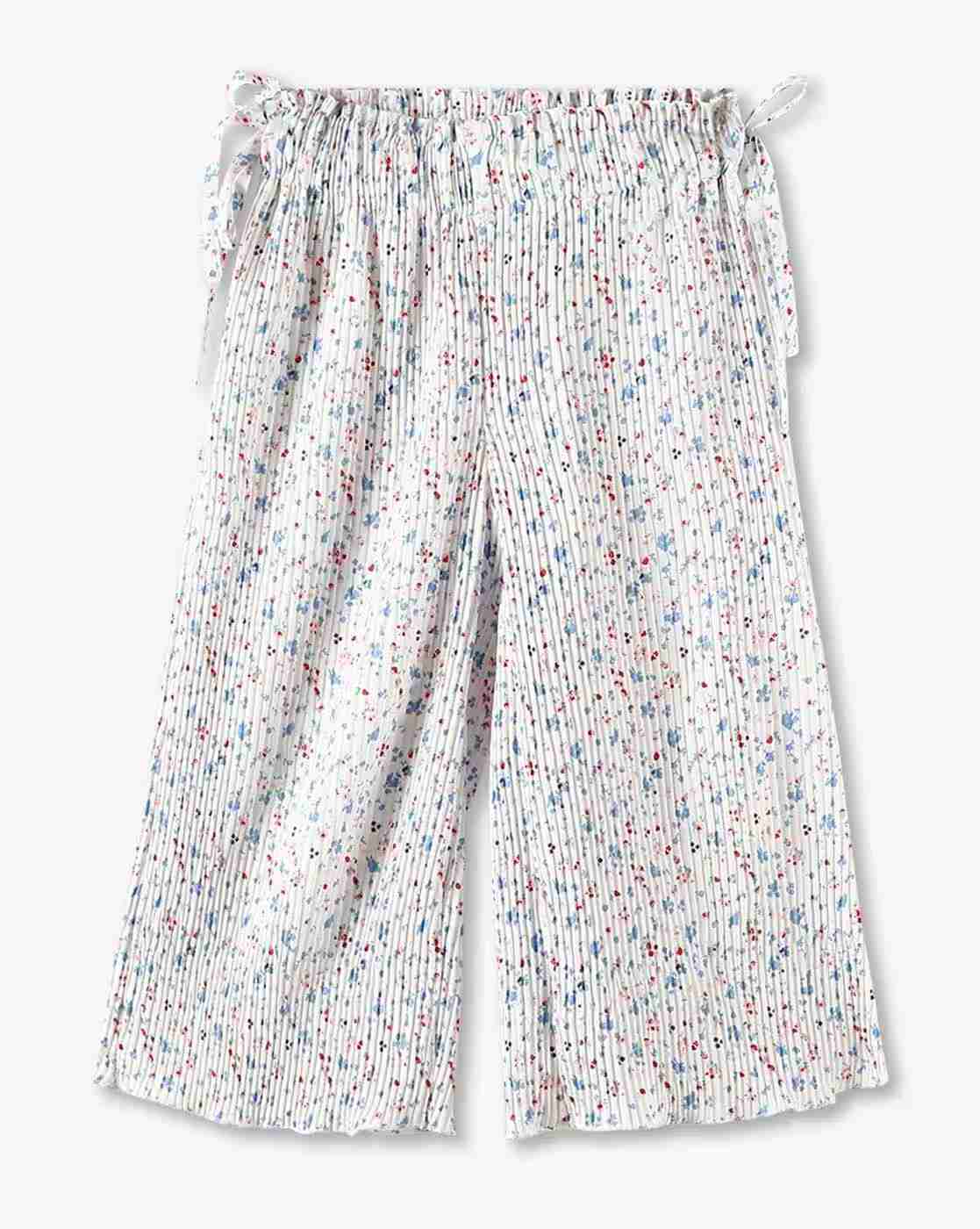 KG FRENDZ | Girls Ditsy Printed Elasticated Waist Culottes|0